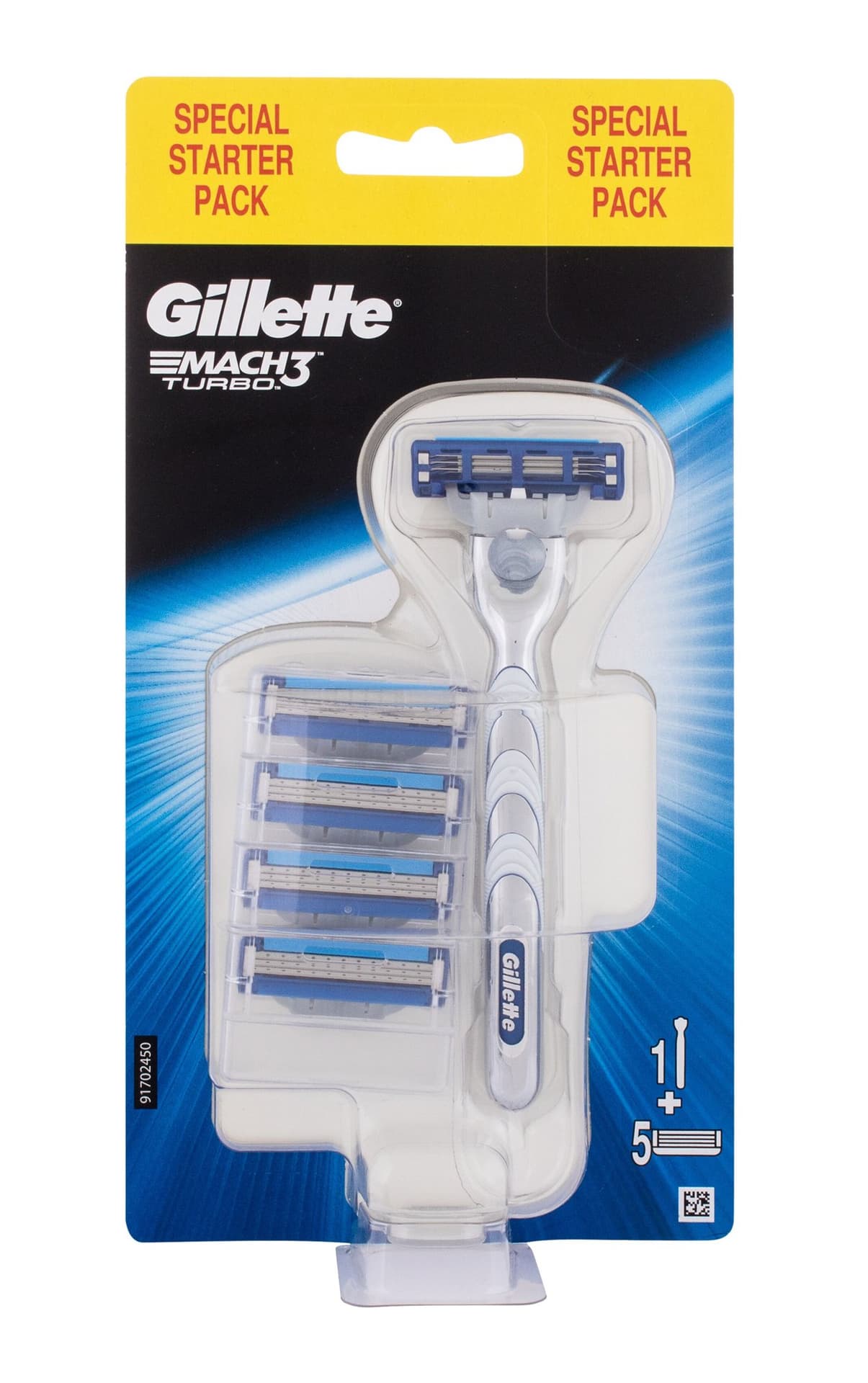 

Gillette Turbo Mach3 Maszynka do golenia 1 szt (M)