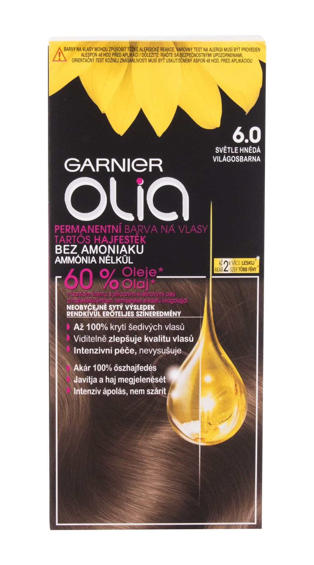 

Garnier 6,0 Light Brown Olia Farba do włosów 50g (W)