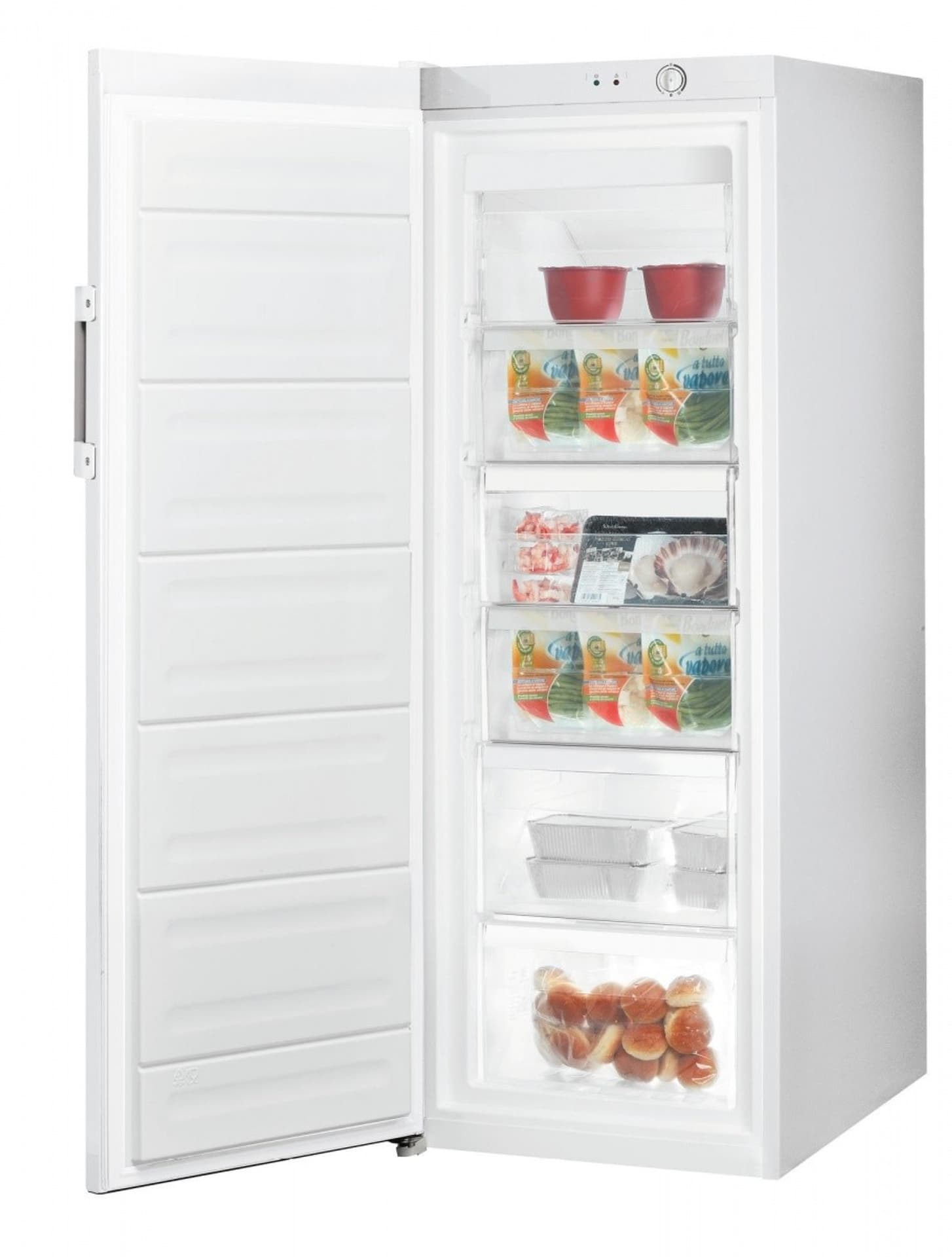 

INDESIT Freezer UI6 1 W.1 Energy efficiency class F, Upright, Free standing, Height 167 cm, Total net capacity 233 L, White