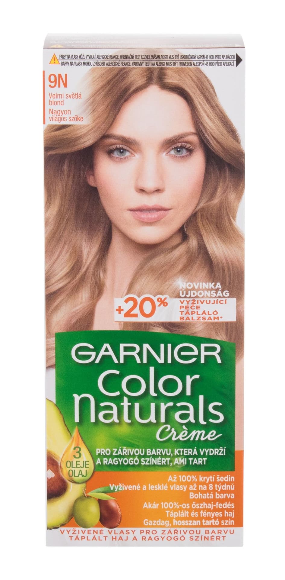

Garnier 9N Nude Extra Light Blonde Créme Color Naturals Farba do włosów 40ml (W)