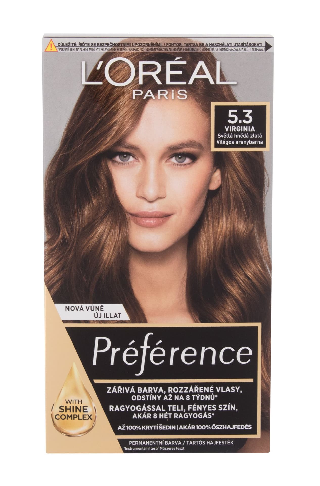 

L´Oréal Paris 5,3 Virginia Préférence Farba do włosów 60ml (W)