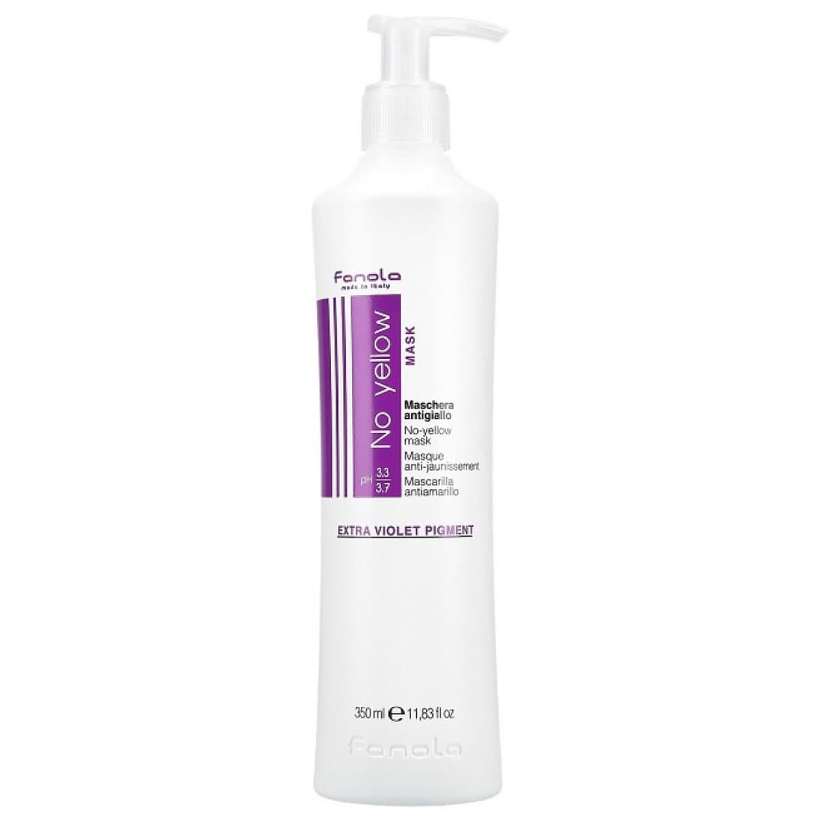 

Fanola No Yellow Mask maska niwelująca żółty odcień do włosów rozjaśnianych i blond 350ml