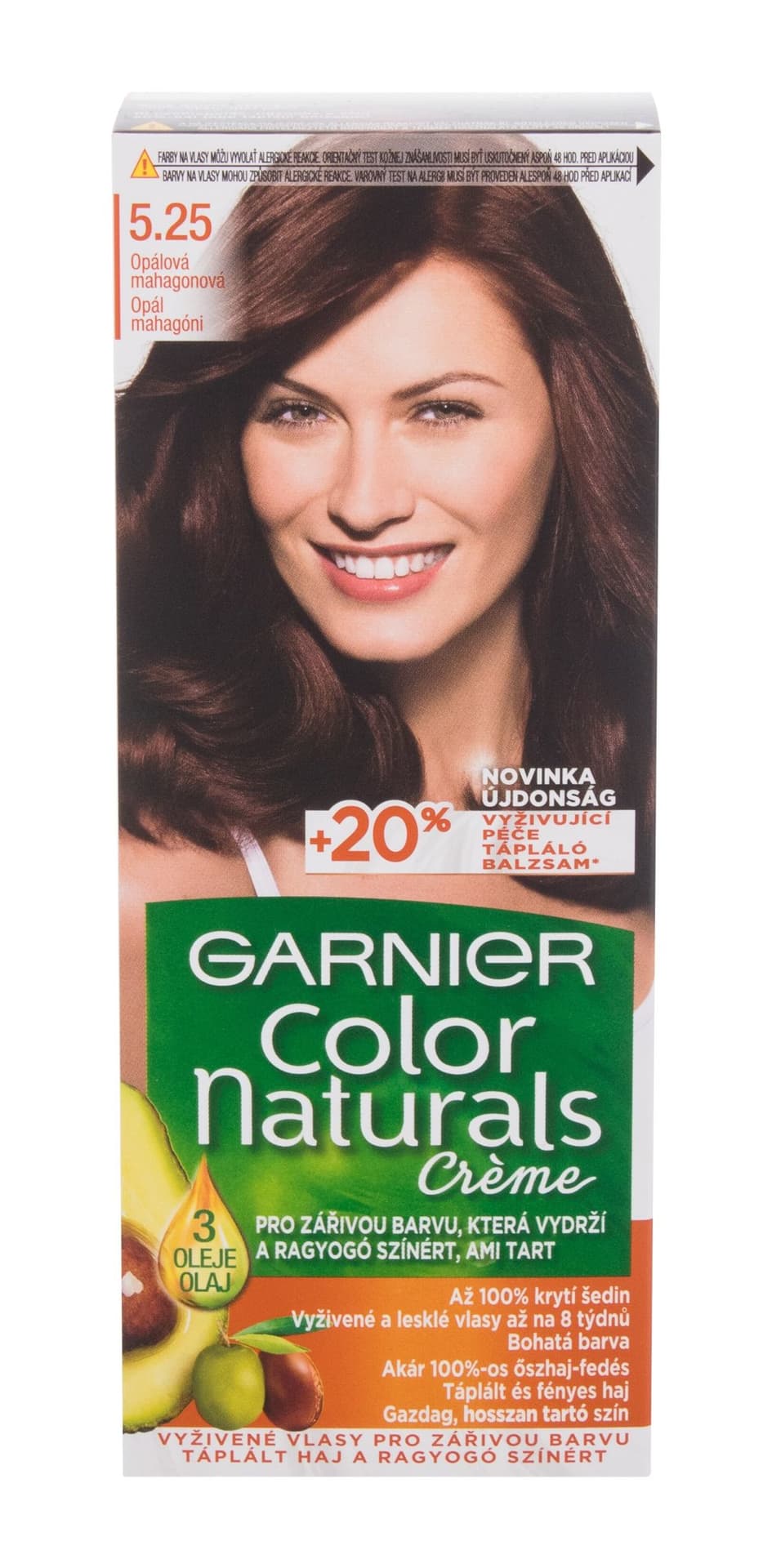 

Garnier 5,25 Light Opal Mahogany Brown Créme Color Naturals Farba do włosów 40ml (W)