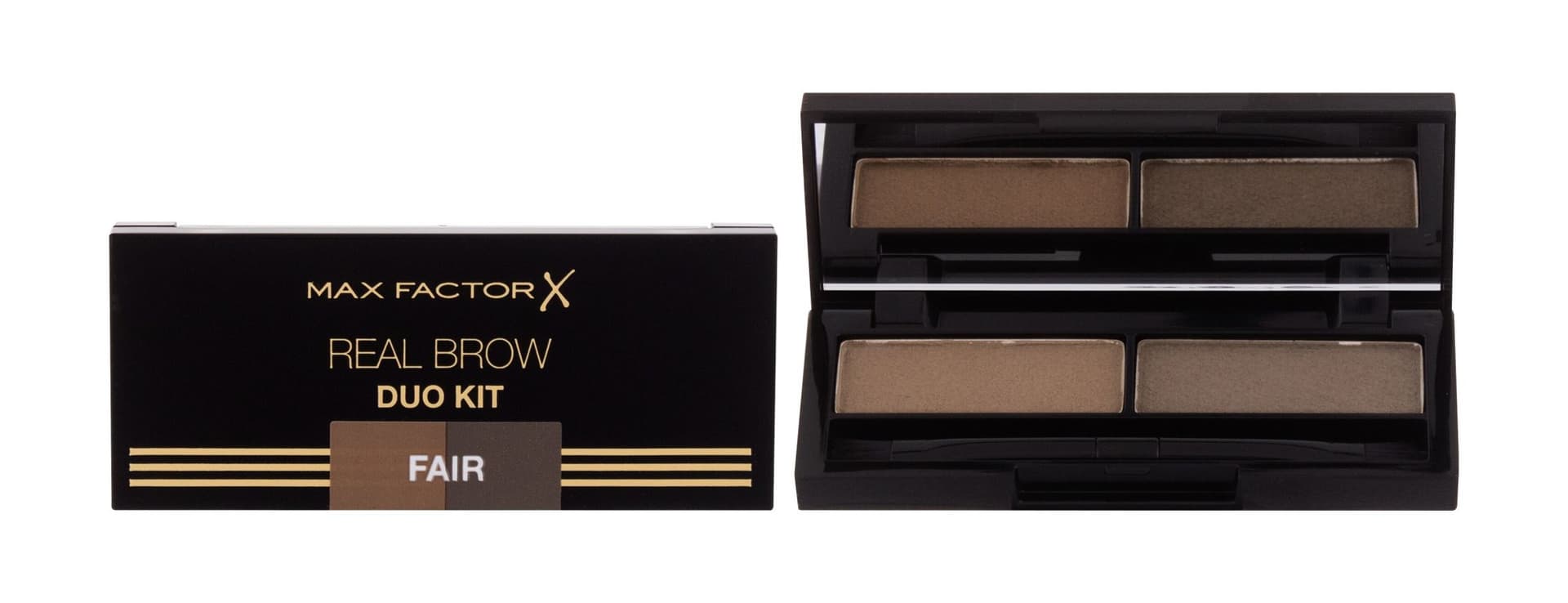 

Max Factor Real Brow Duo Kit paletka cieni do brwi 001 Fair 3.3g