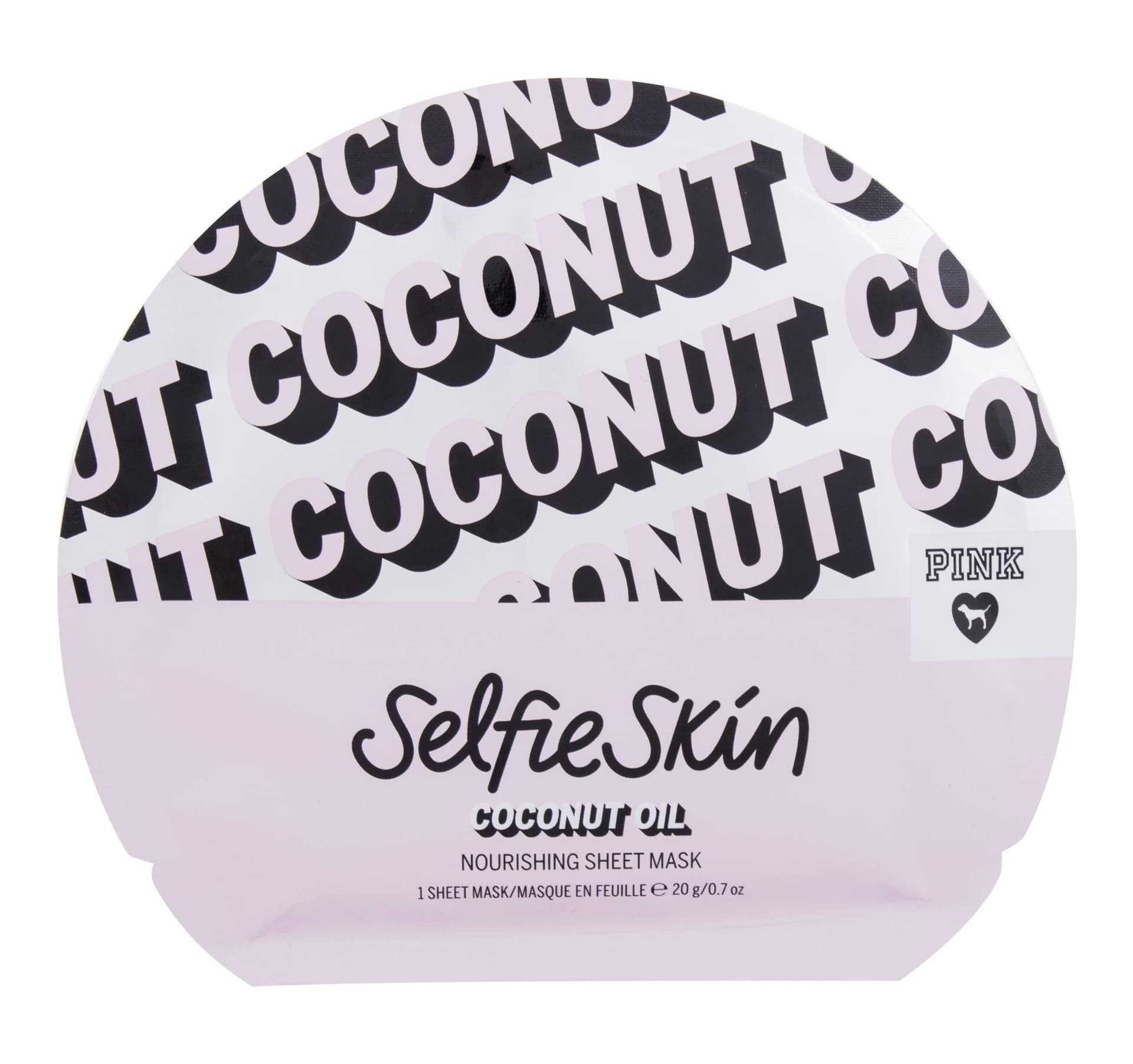 

Pink Coconut Oil Sheet Mask Selfie Skin Maseczka do twarzy 1 szt (W)