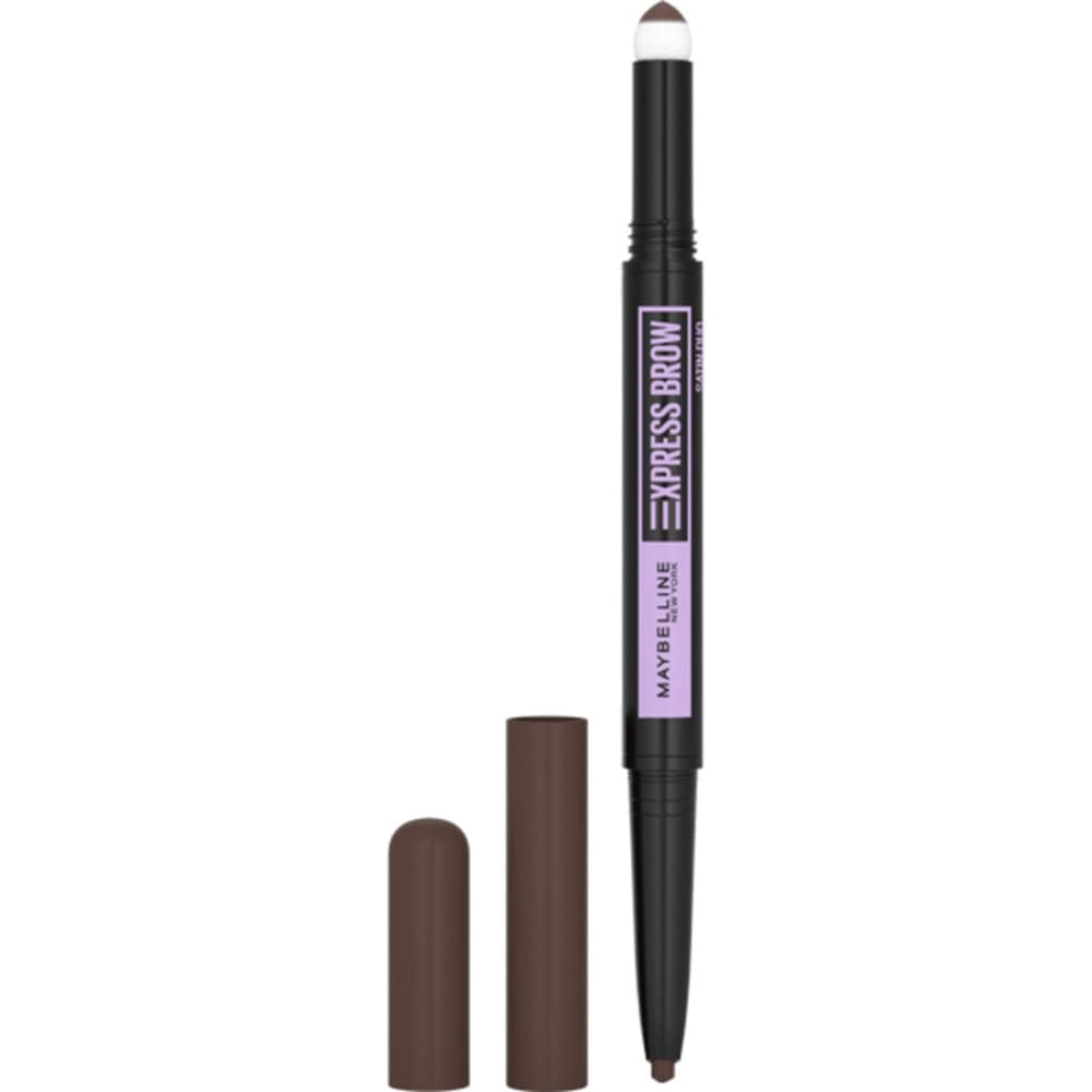 

Maybelline Express Brow Satin Duo dwustronna kredka do brwi 04 Dark Brown 0.71g