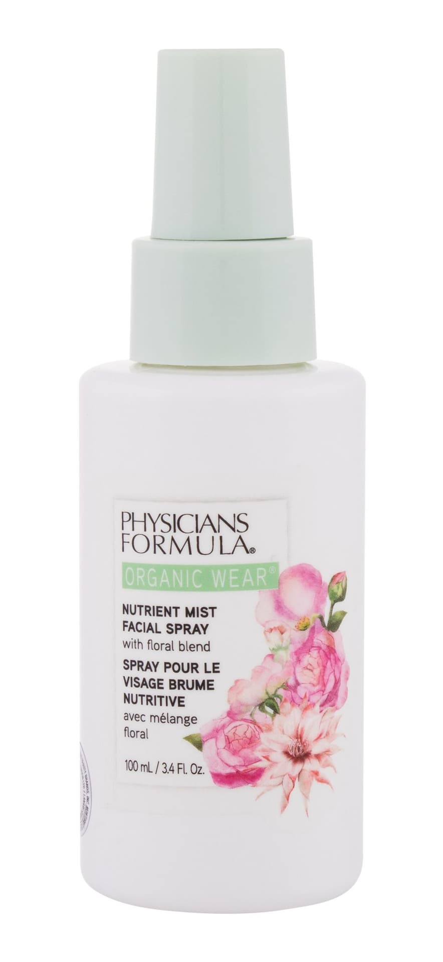 

Physicians Formula Nutrient Mist Facial Spray Organic Wear Wody i spreje do twarzy 100ml (W)