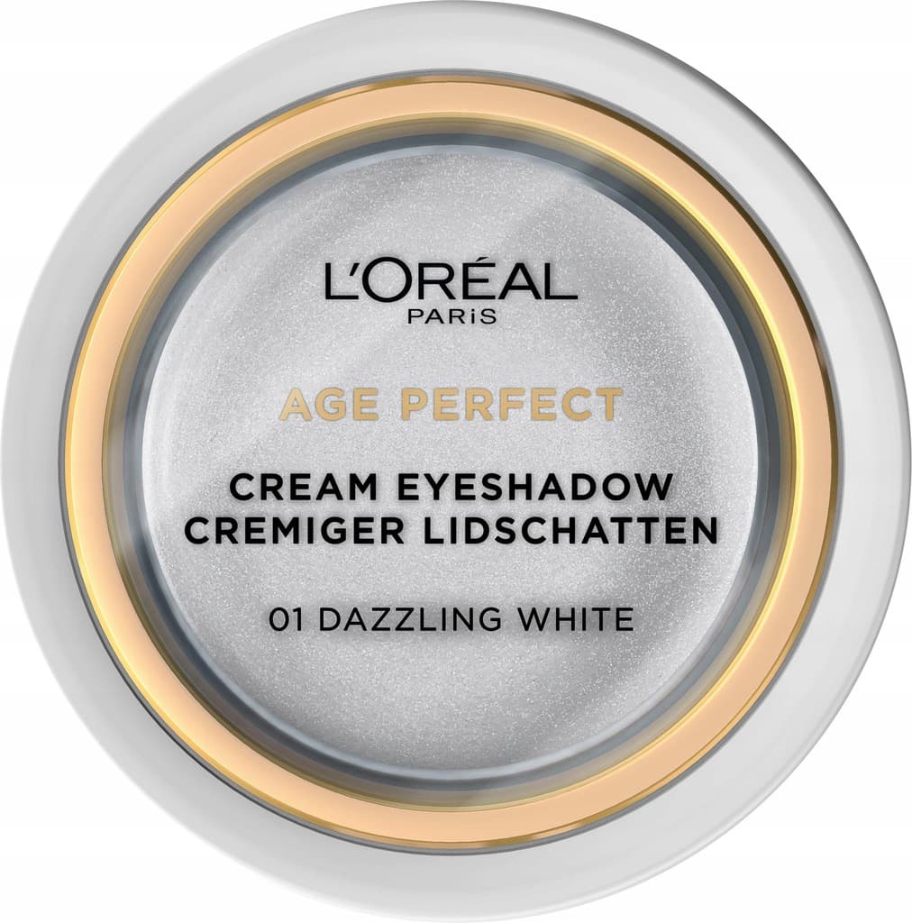 

L´Oréal Paris 01 Dazzling White Cream Eyeshadow Age Perfect Cienie do powiek 4ml (W)