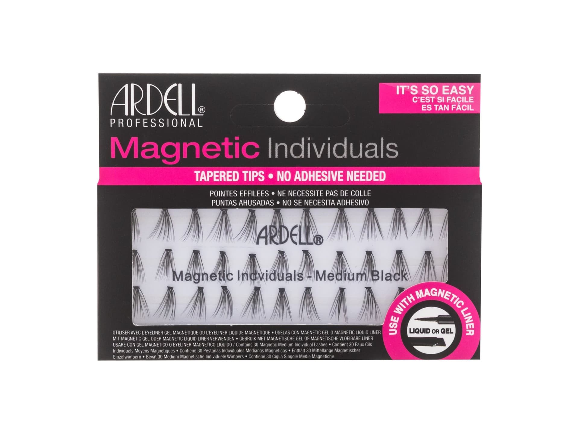 

Ardell Medium Black Individuals Magnetic Sztuczne rzęsy 36 szt (W)
