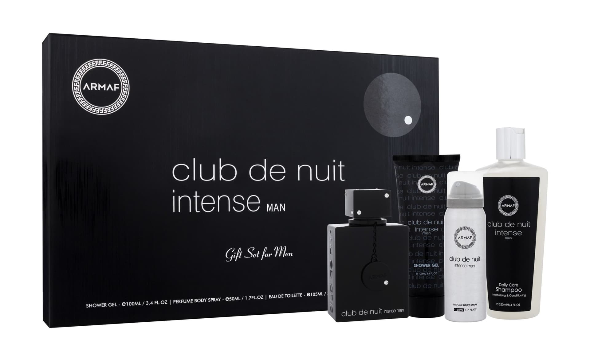 

Armaf Intense Club de Nuit EDT 105ml EDT 105ml + żel pod prysznic 100ml + dezodorant 50ml + szampon 250ml (M)