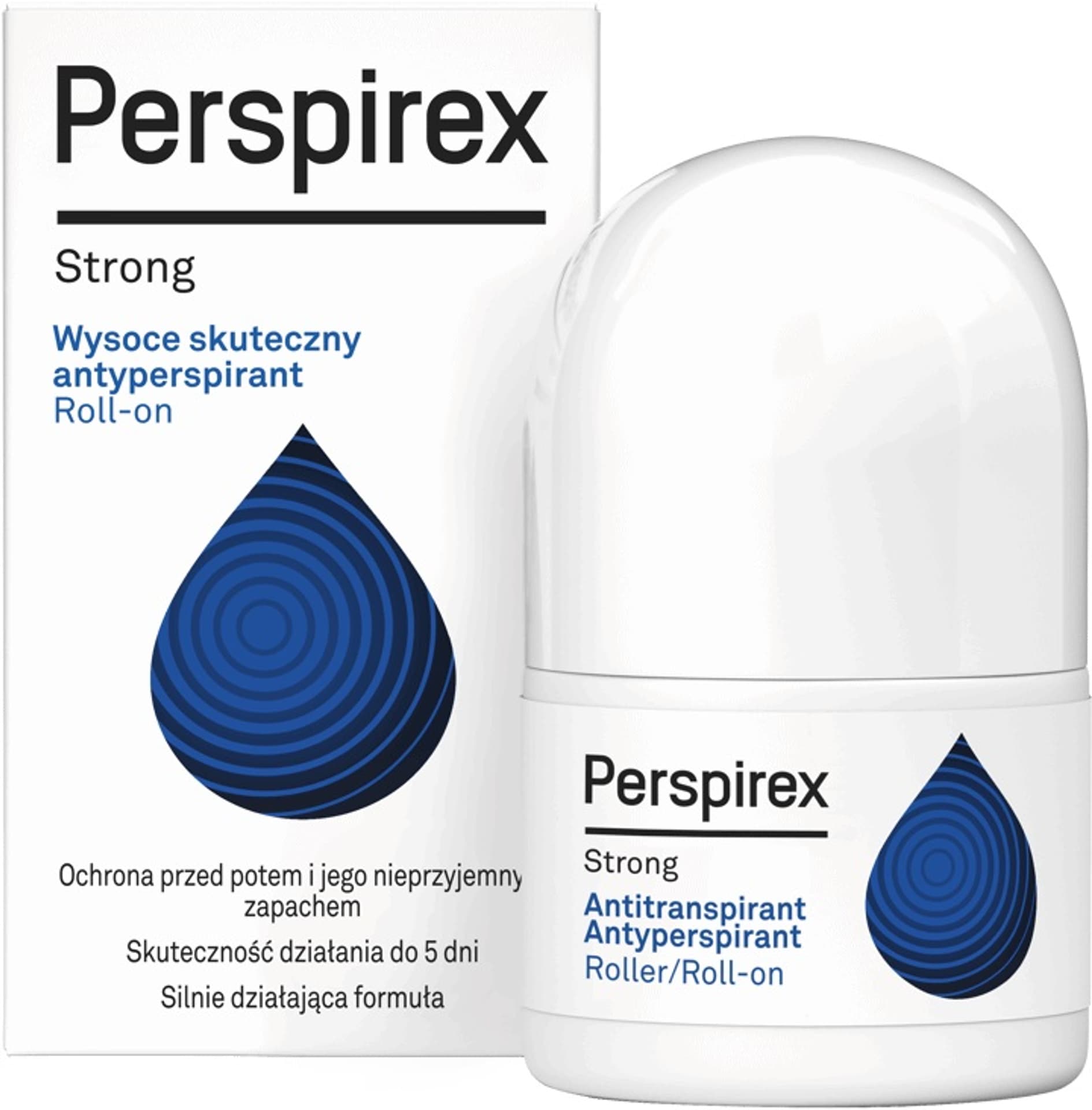 

Perspirex Strong Antyperspirant roll-on (5 dni) - skóra normalna 20ml