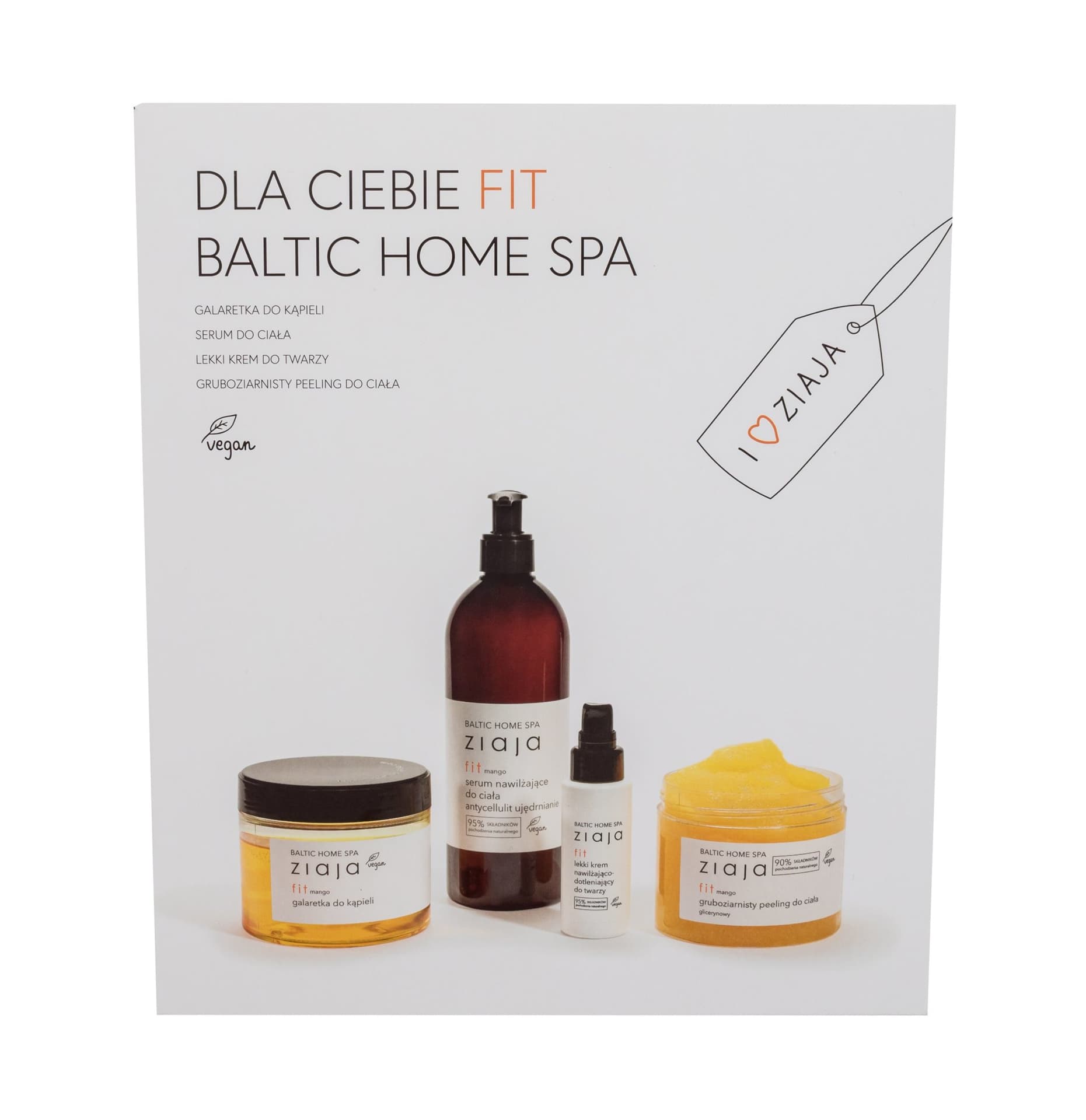 

Ziaja Fit Set Baltic Home Spa Krem do twarzy na dzień 50ml krem do twarzy na dzień 50ml + żel do kąpieli 260ml + peeling do ciała 300ml + serum do ciała 400ml (W)