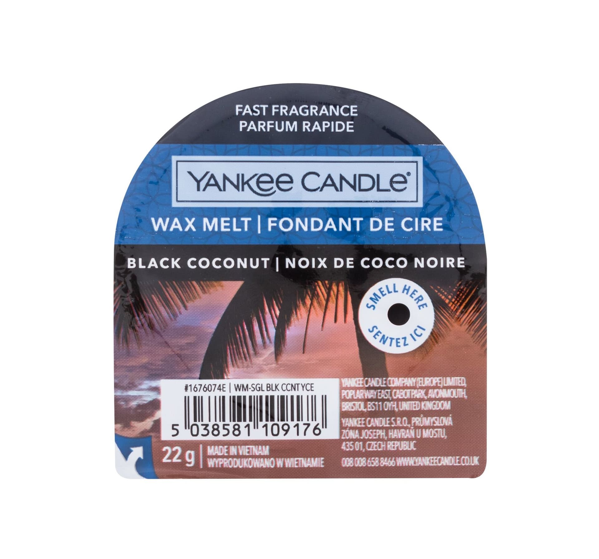 

Yankee Candle Black Coconut Zapachowy wosk 22g (U)