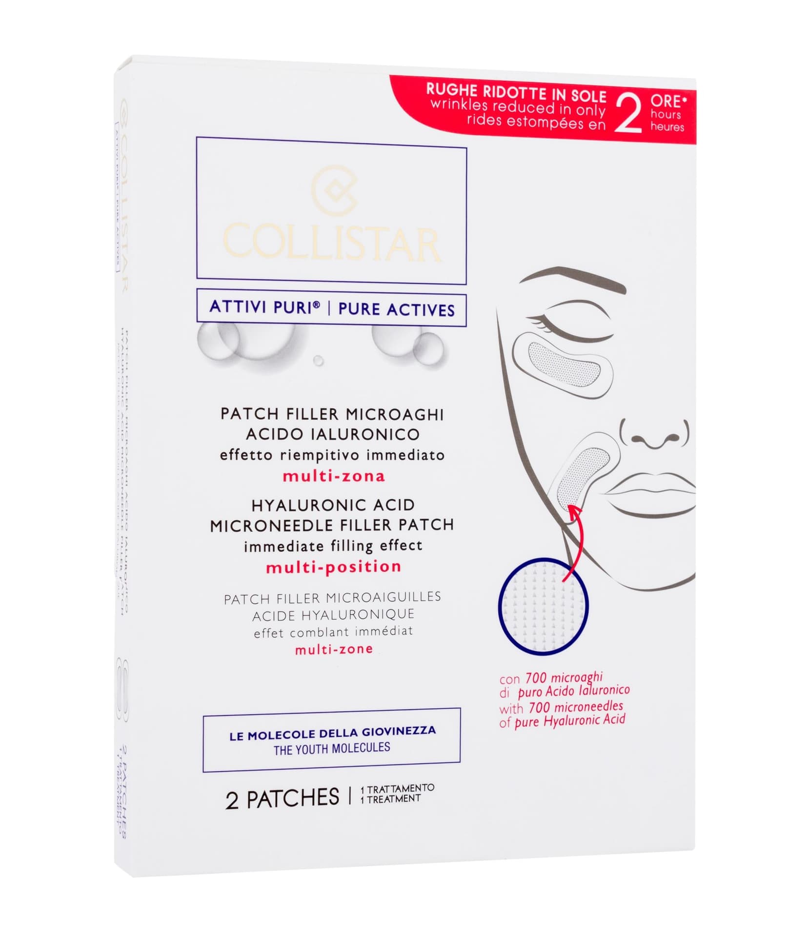 

Collistar Hyaluronic Acid Filler Patch Pure Actives Maseczka do twarzy 2 szt (W)