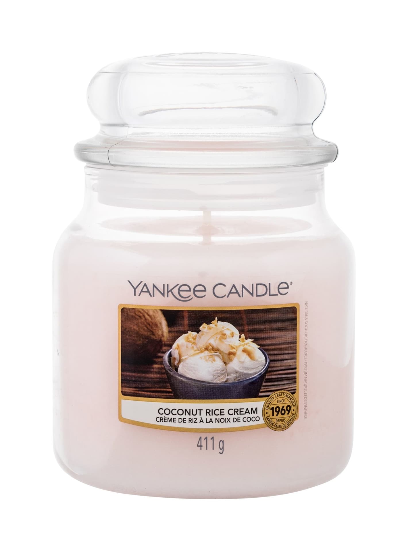 

Yankee Candle Coconut Rice Cream Świeczka zapachowa 411g (U)