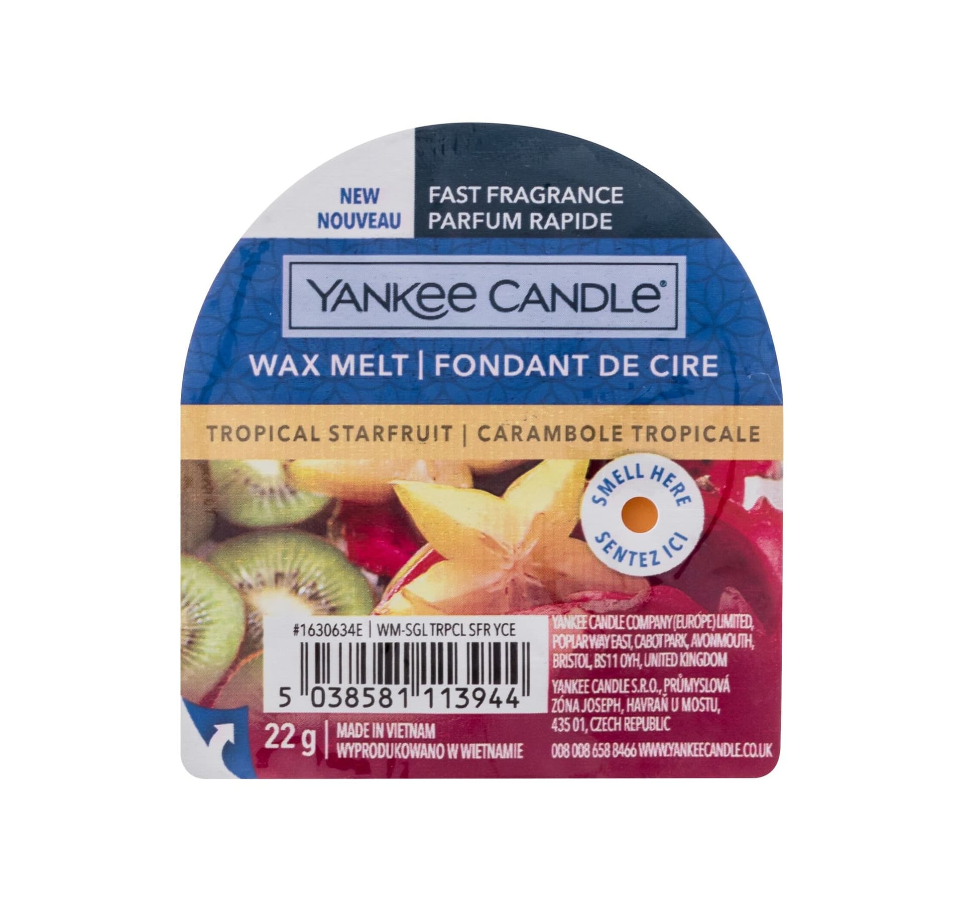 

Yankee Candle Tropical Starfruit Zapachowy wosk 22g (U)