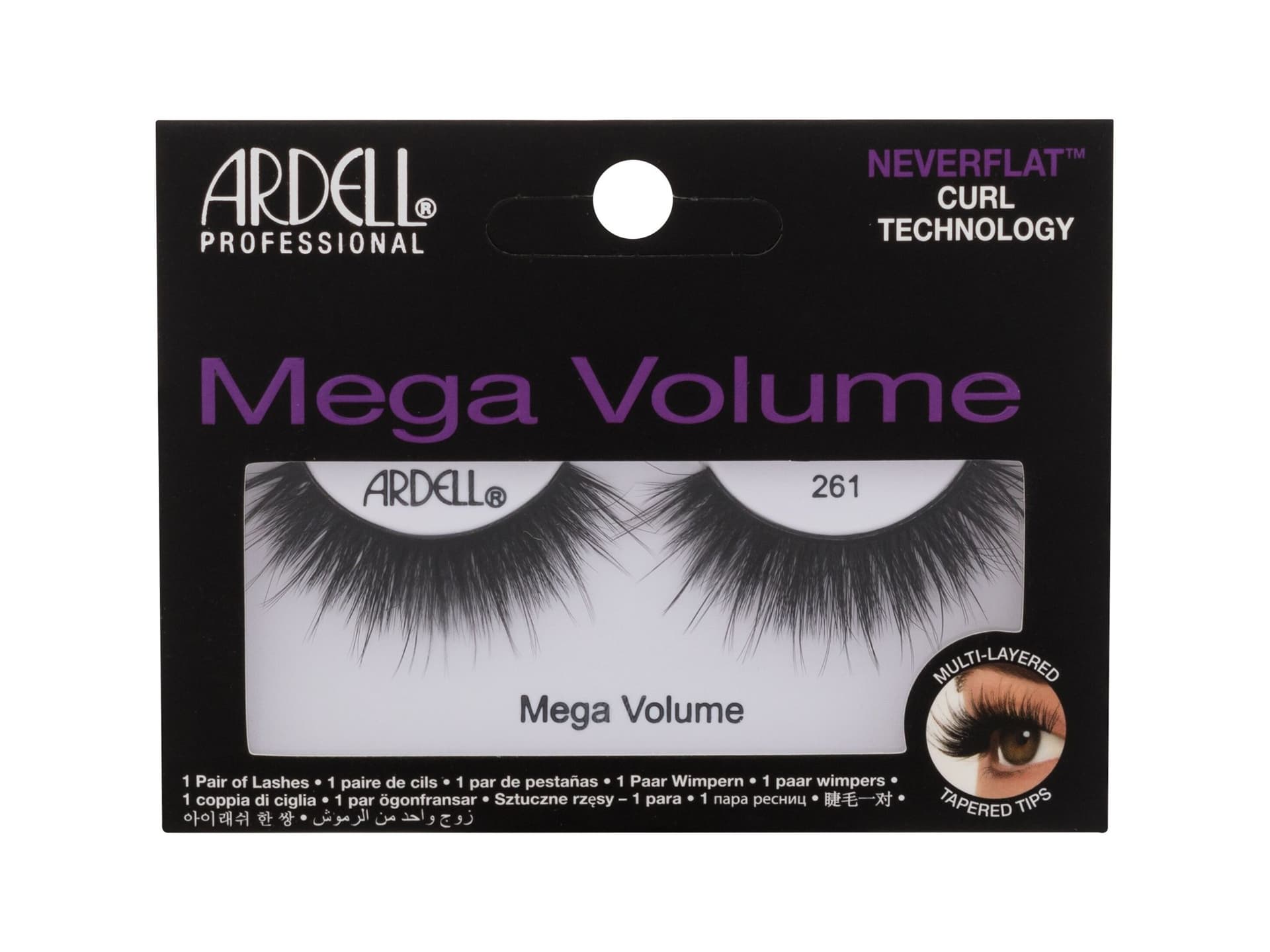 

Ardell Black 261 Mega Volume Sztuczne rzęsy 1 szt (W)