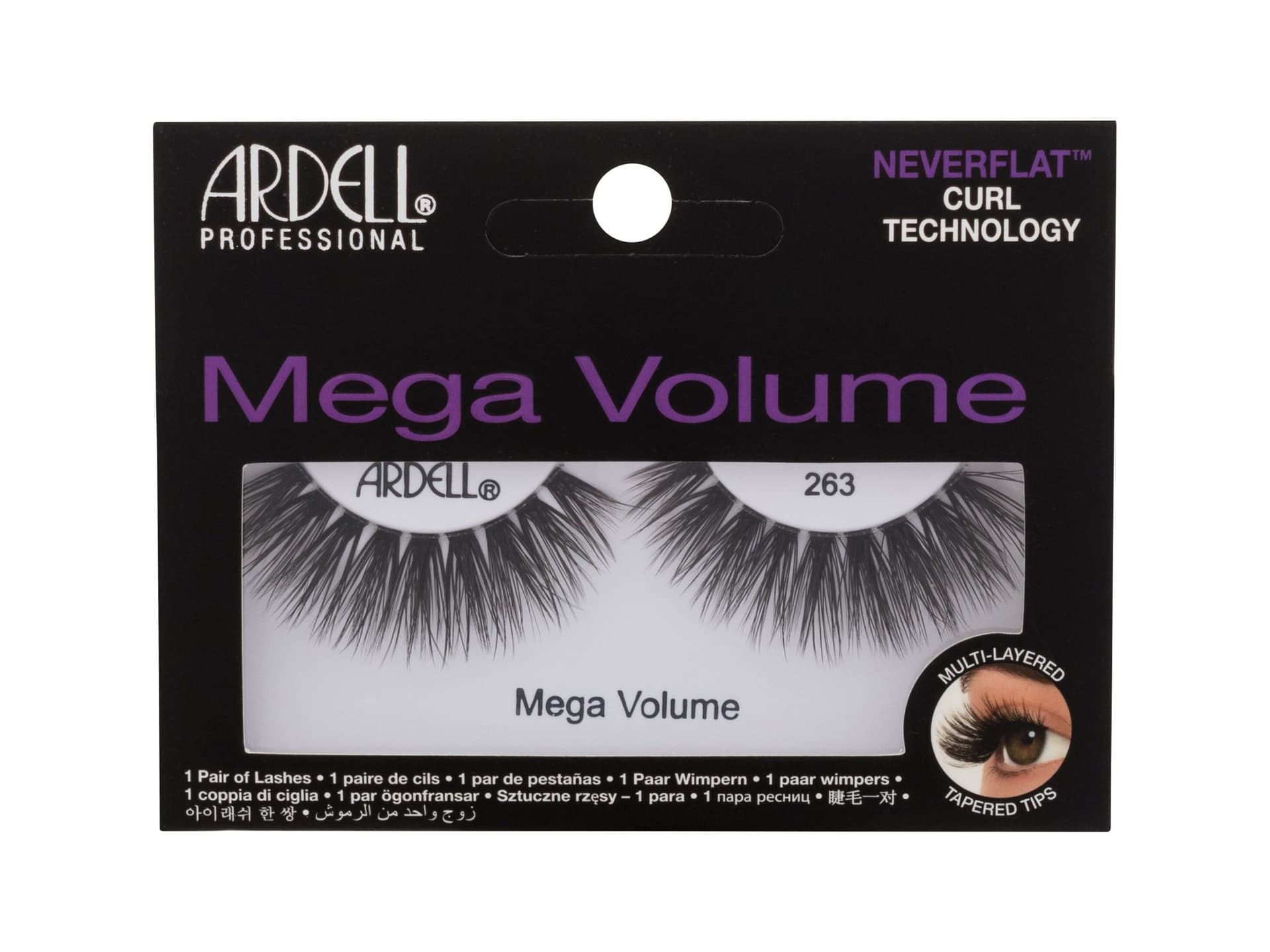 

Ardell Black 263 Mega Volume Sztuczne rzęsy 1 szt (W)