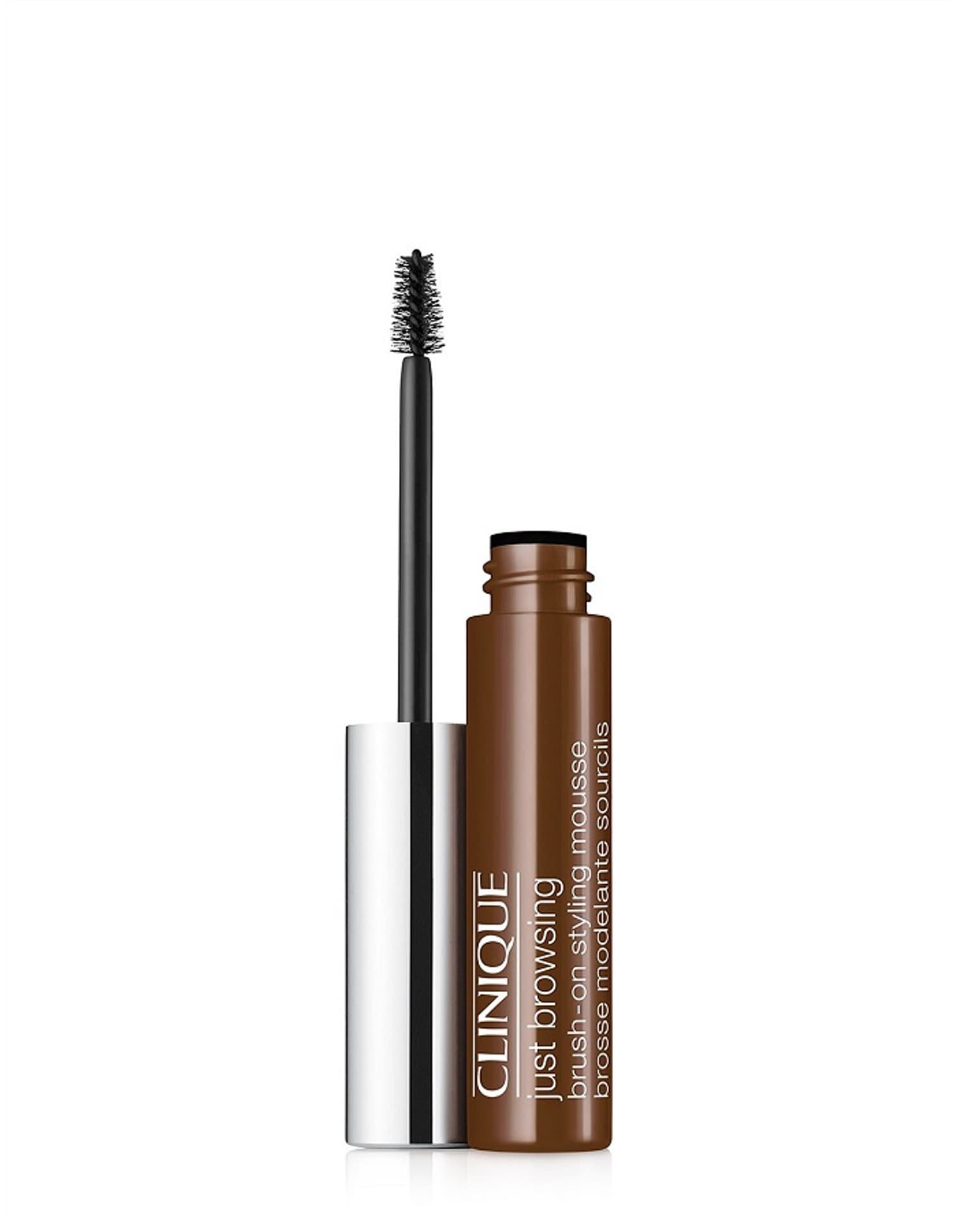 

Clinique Just Browsing Brush-On Styling Mousse koloryzowany żel do makijażu brwi 03 Deep Brown 2ml