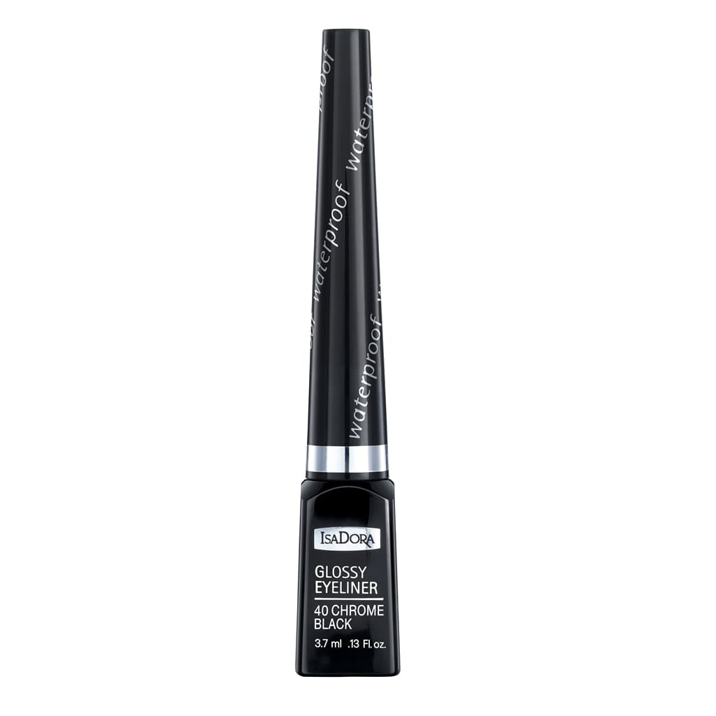 

Isadora Glossy Eyeliner wodoodporny eyeliner w płynie 40 Chrome Black 3.7ml