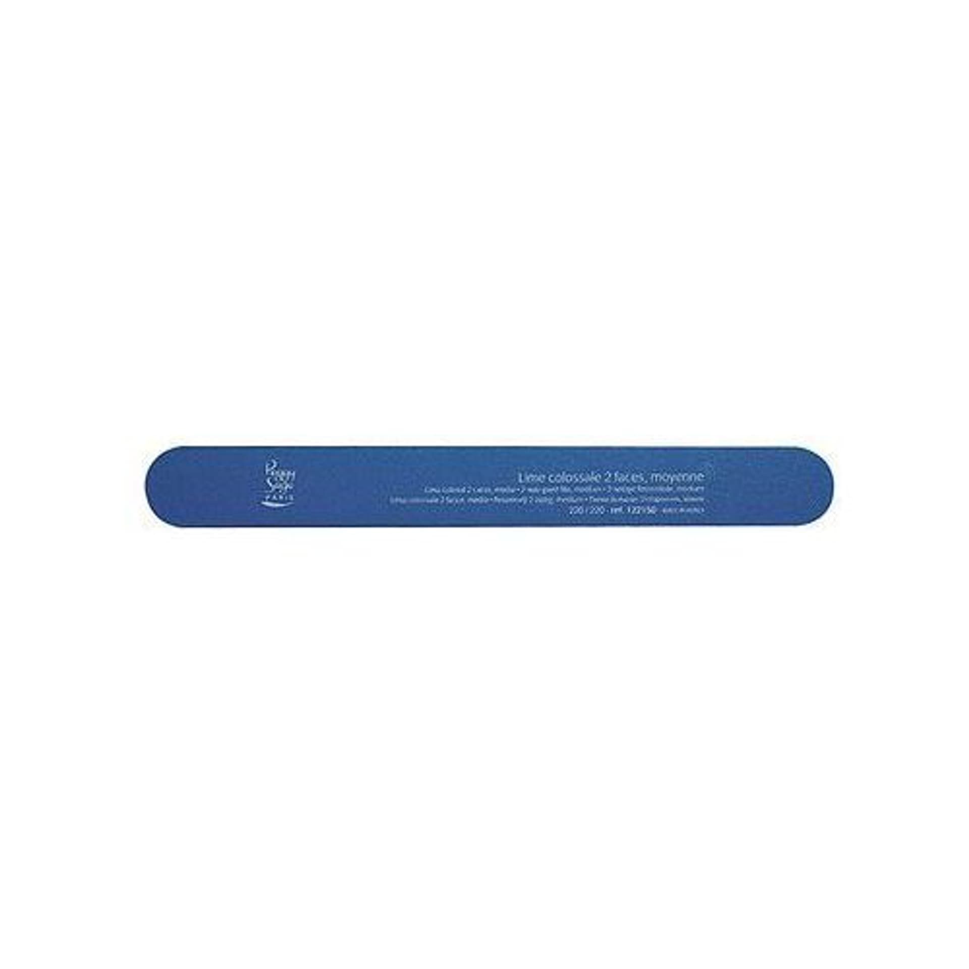 

Peggy Sage 2-Way Giant Nail File Medium duży pilnik do paznokci dwustronny 240/240 niebieski 1szt