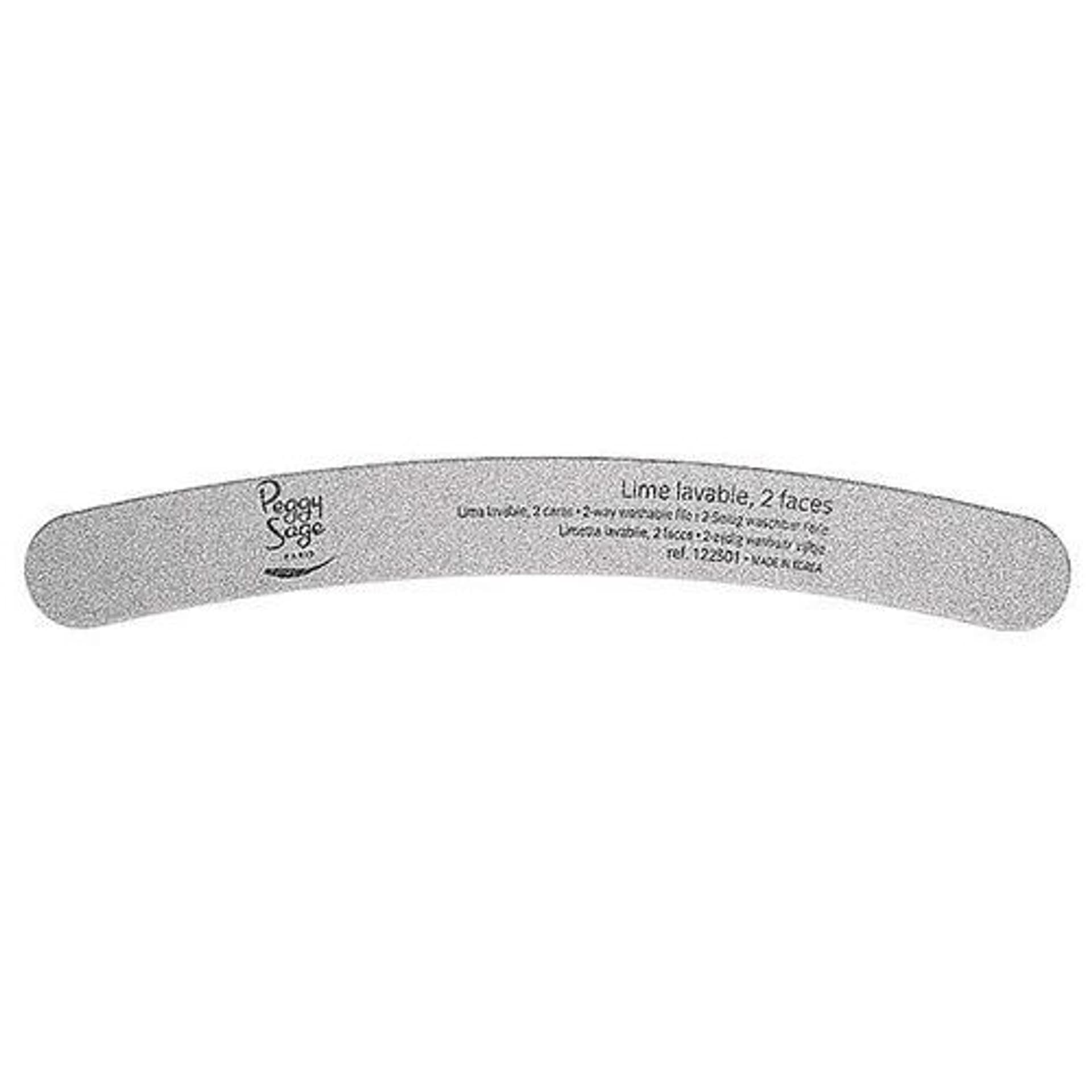 

Peggy Sage 2-Way Nail File Zebra Medium dwustronny pilnik do paznoki 150/220 banan zebra 1szt