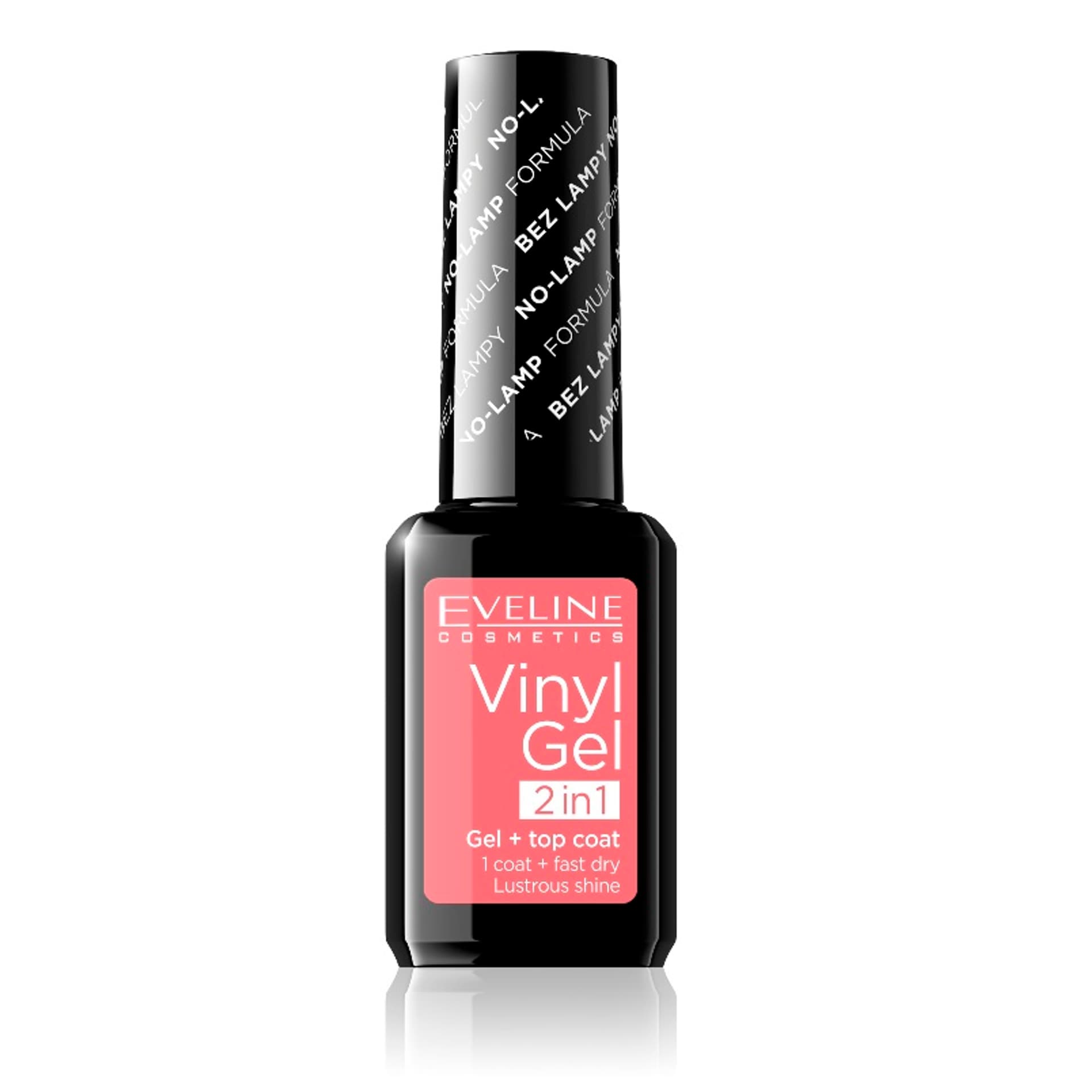 

Eveline Cosmetics Vinyl Gel winylowy lakier do paznokci+top coat 2w1 204 12ml