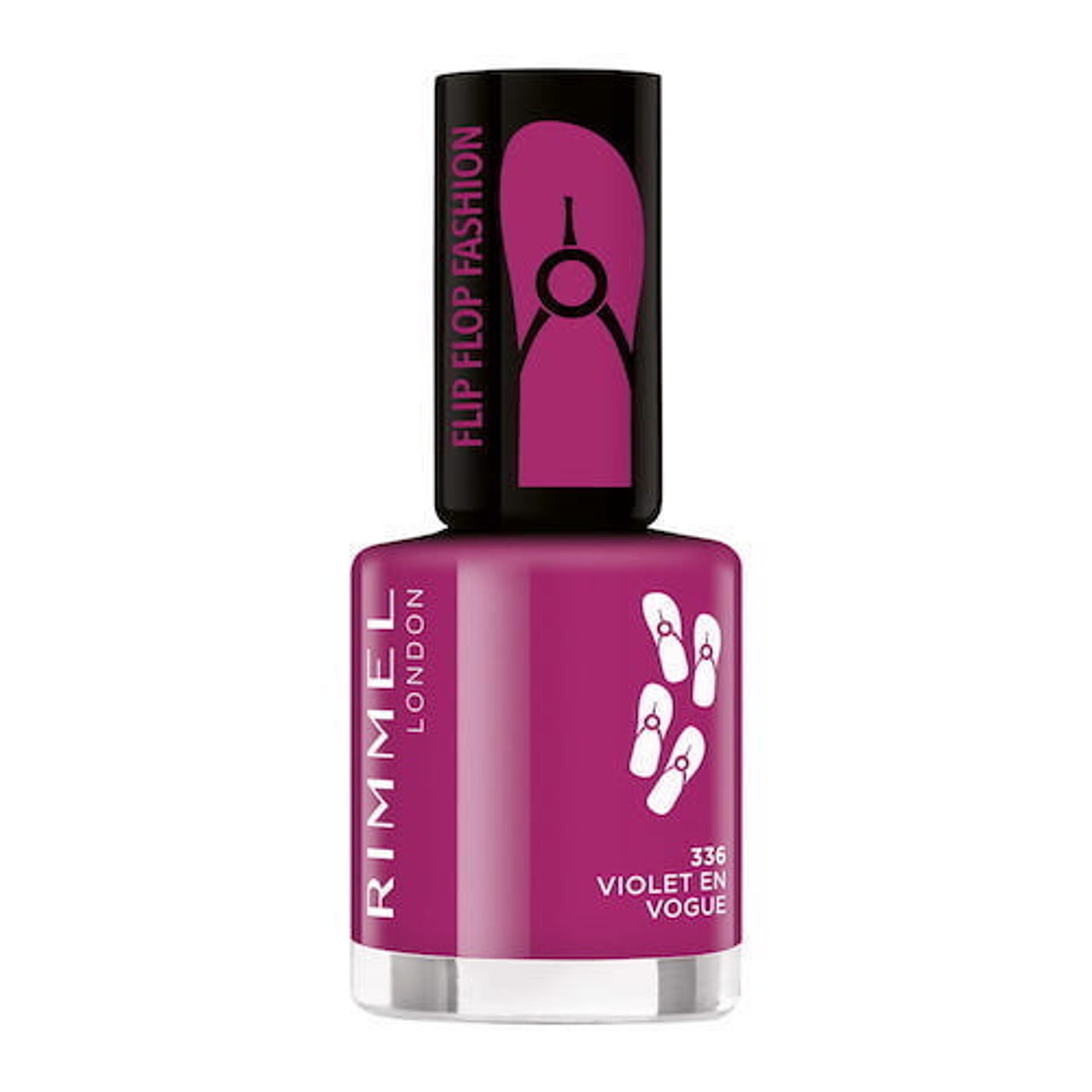 

Rimmel 60 Sekund Flip Flop szybkoschnący lakier do paznokci 336 Violet En Vouge 8ml