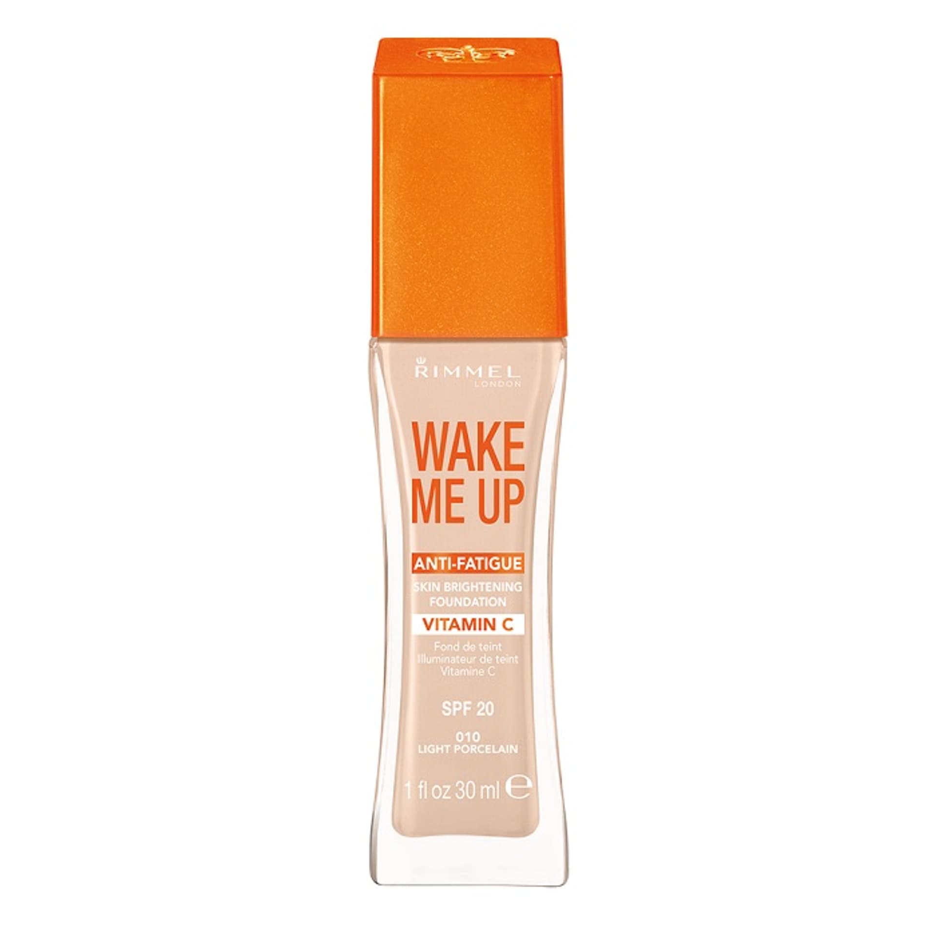 

Rimmel Wake Me Up Anti-Fatigue Foundation podkład rozświetlający 010 Light Porcelain SPF15 30ml