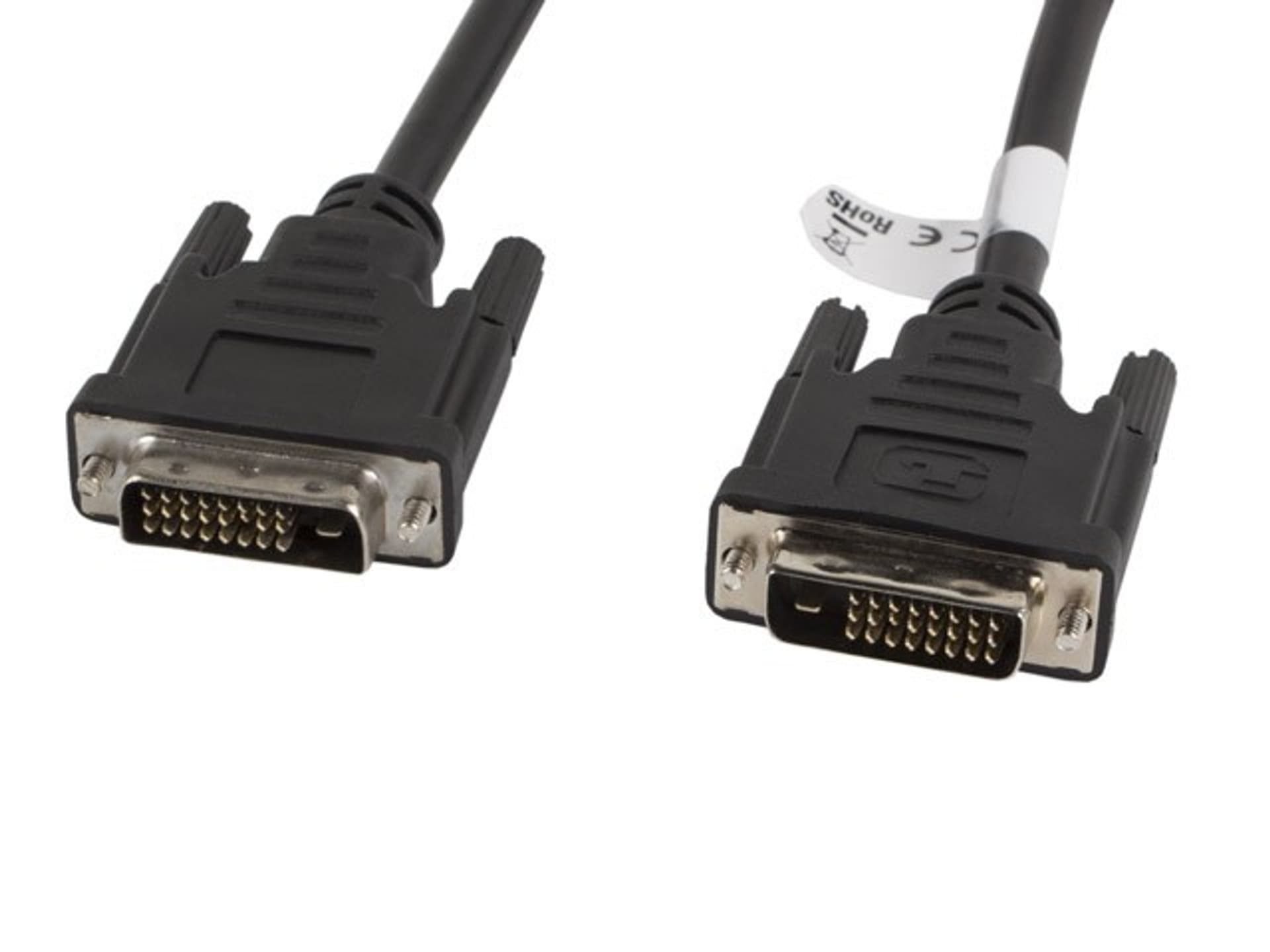 

Kabel DVI-D(24+1) - DVI-D(24+1) M/M 1.8M czarny, 24+1) m/m 1.8m czarn