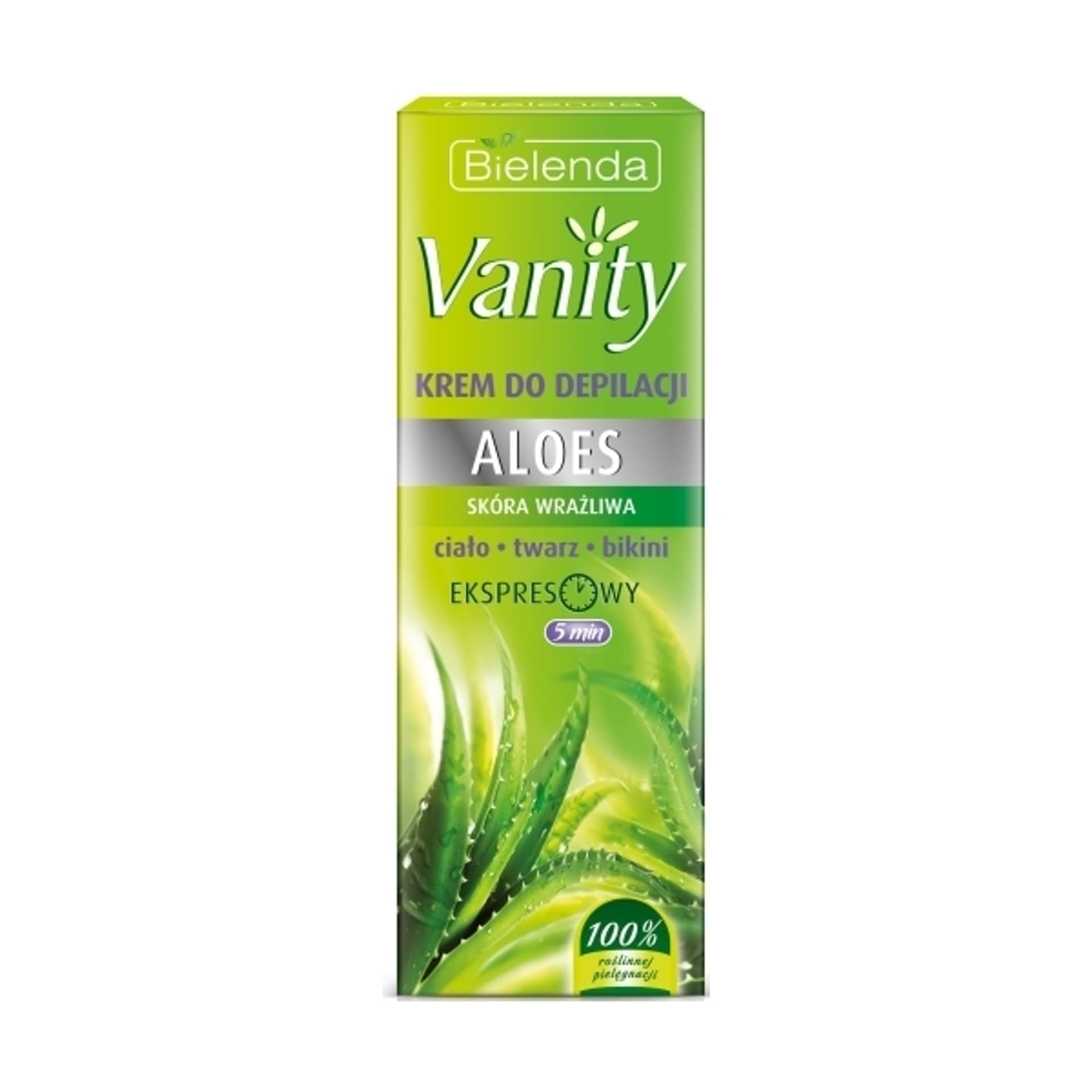 

Bielenda Vanity Krem do bezpiecznej depilacji skóry wrażliwej Aloes 100ml