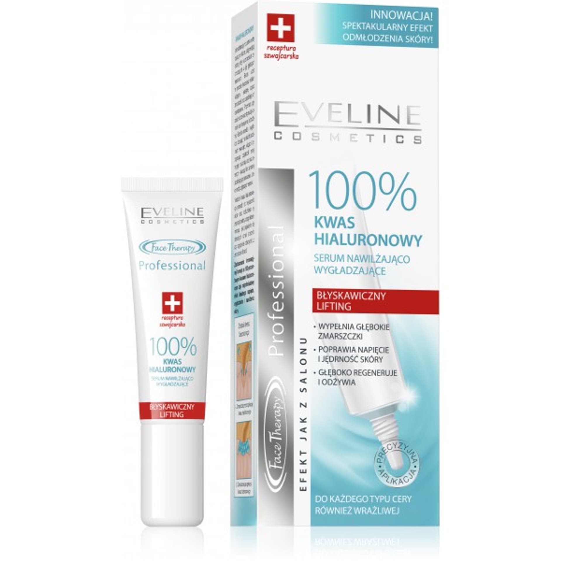 

EVELINE Face Therapy serum nawilżająco-wygładzające dla każdego typu cery 15ml