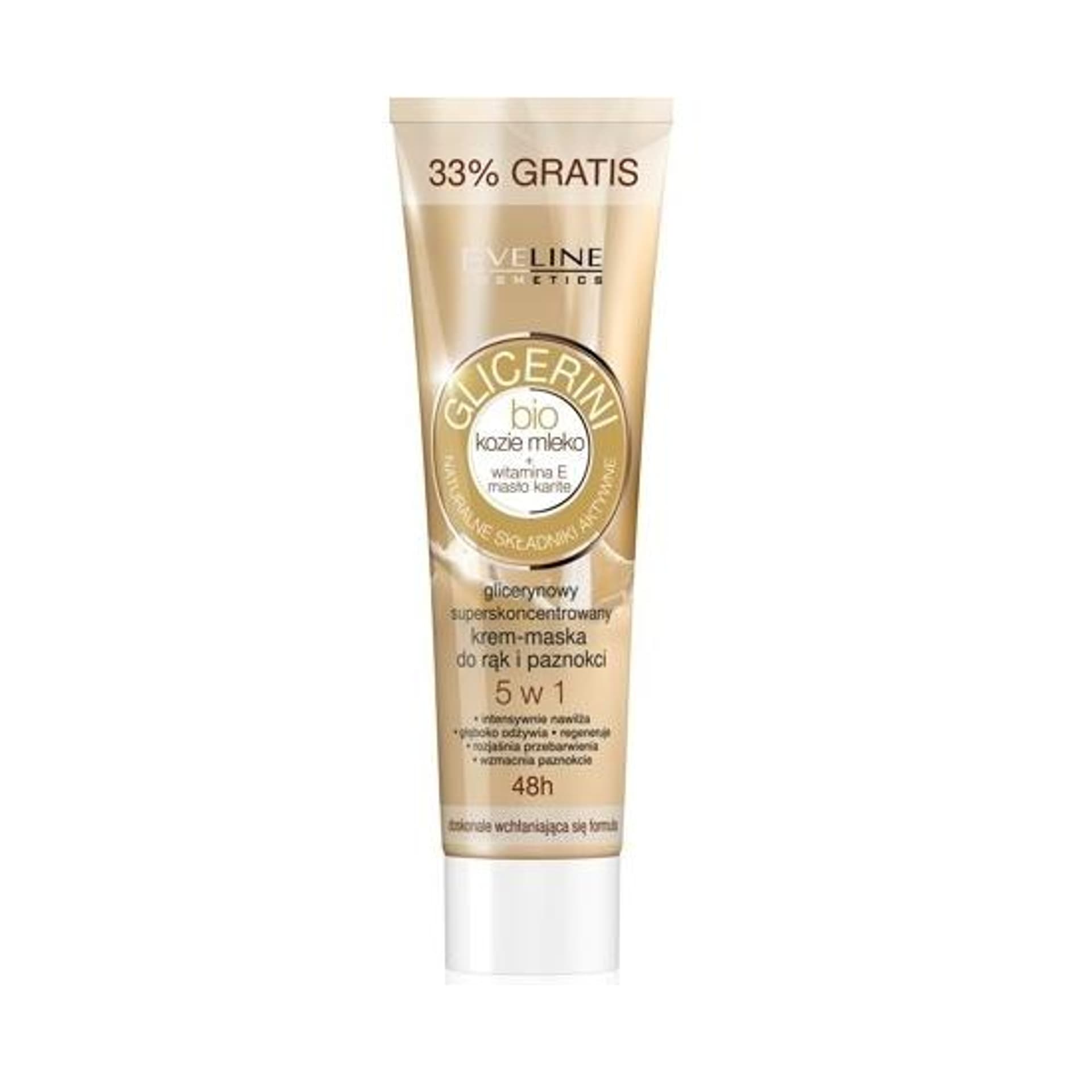 

Eveline Cosmetics Glicerini Hand Cream krem do rąk z kozim mlekiem glicerynowy 100ml