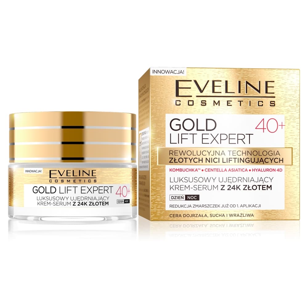 

Eveline Gold Lift Expert 40+ Krem-serum ujędrniający na dzień i noc 50ml