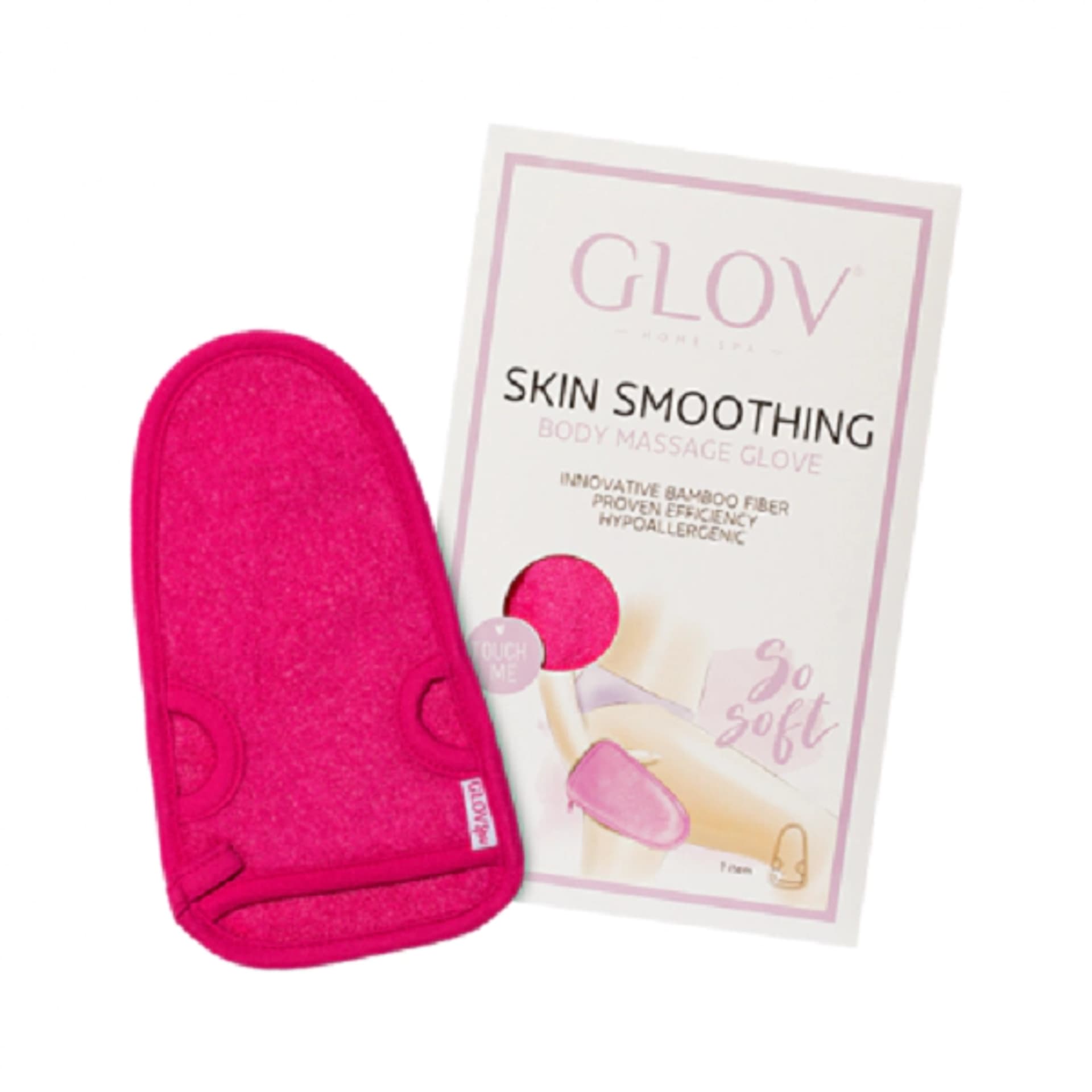 

Glov Skin Smoothing Body Massage Glove rękawiczka do masażu ciała Pink