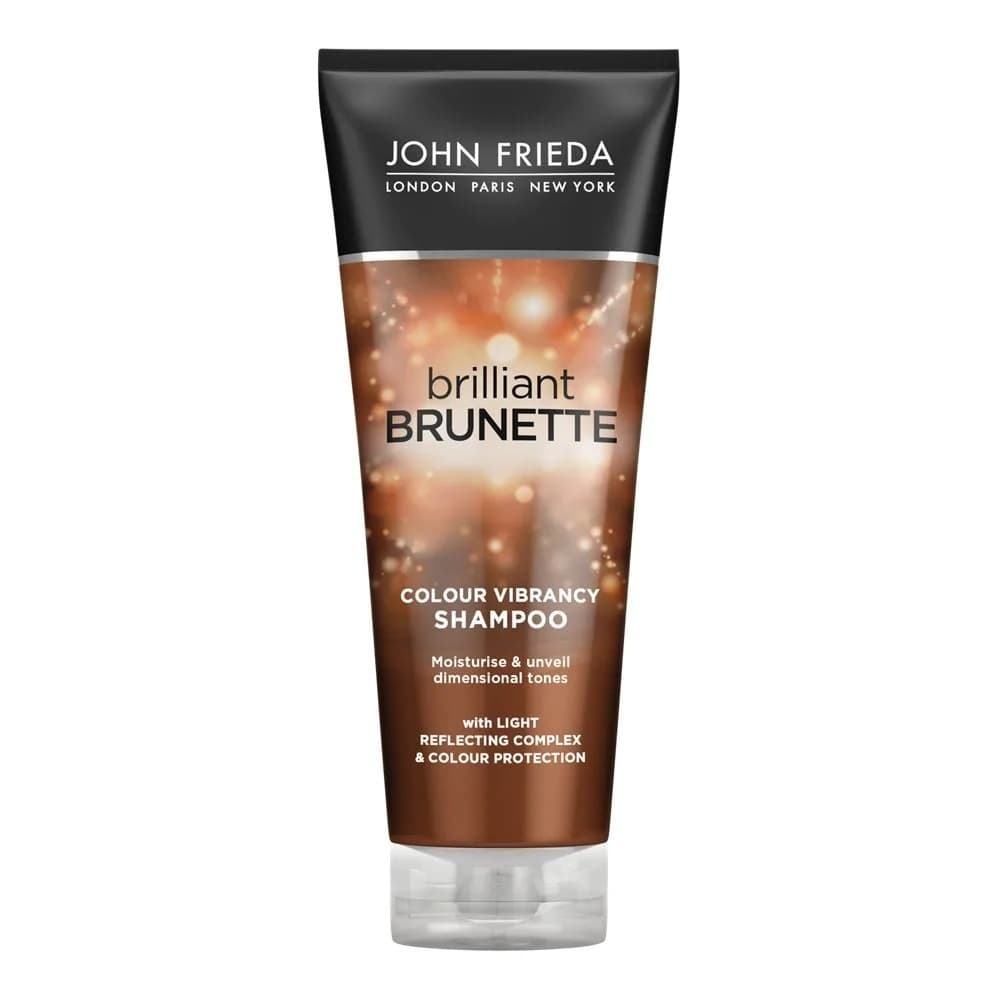 

John Frieda Brilliant Brunette Colour Protecting szampon nawilżający do ciemnych włosów 250ml