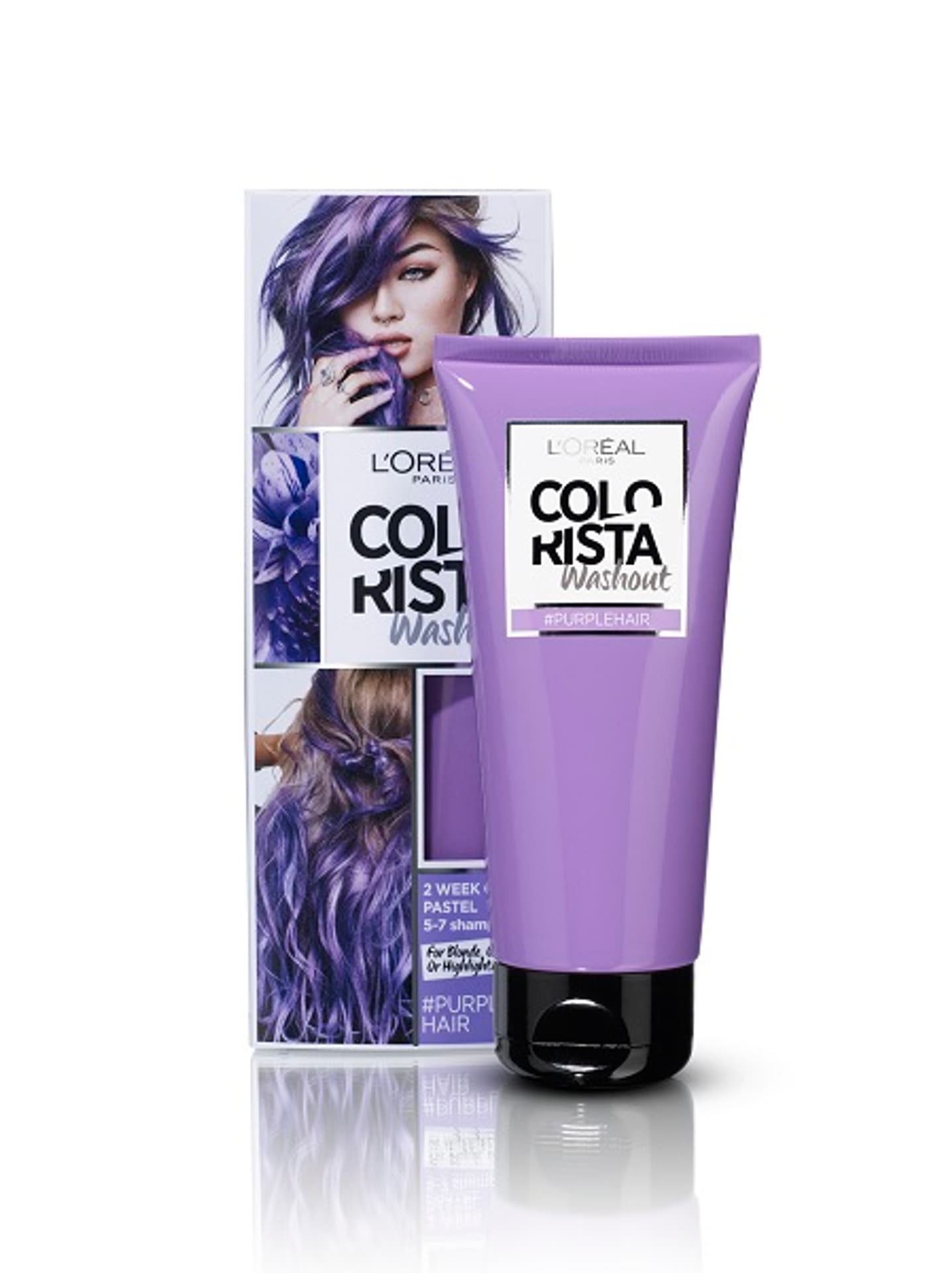 

L'Oreal Paris Colorista Washout zmywalna farba do włosów #PURPLEHAIR
