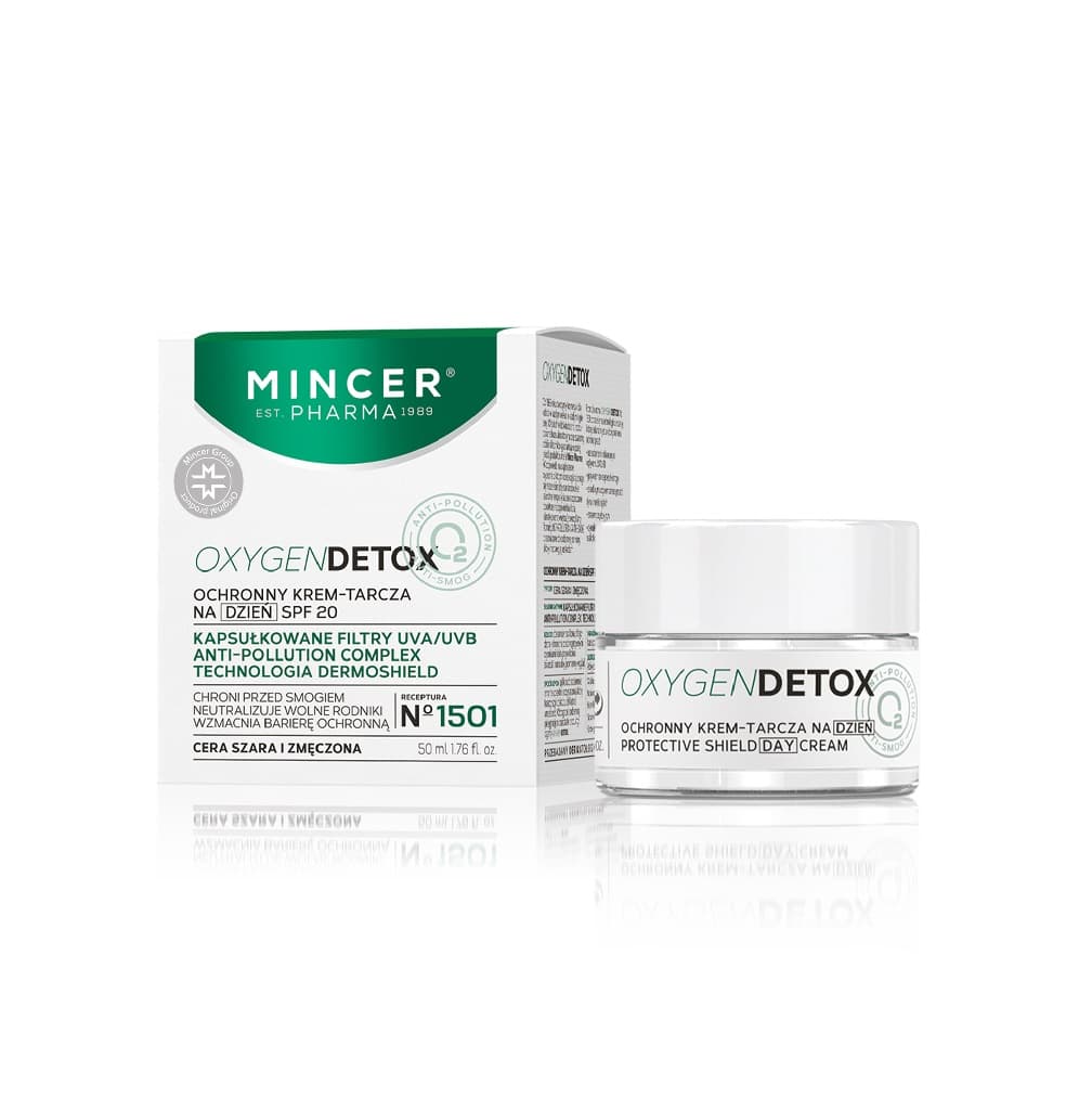 

Mincer Pharma Oxygen Detox ochronny krem-tarcza na dzień SPF20 No.1501 50ml