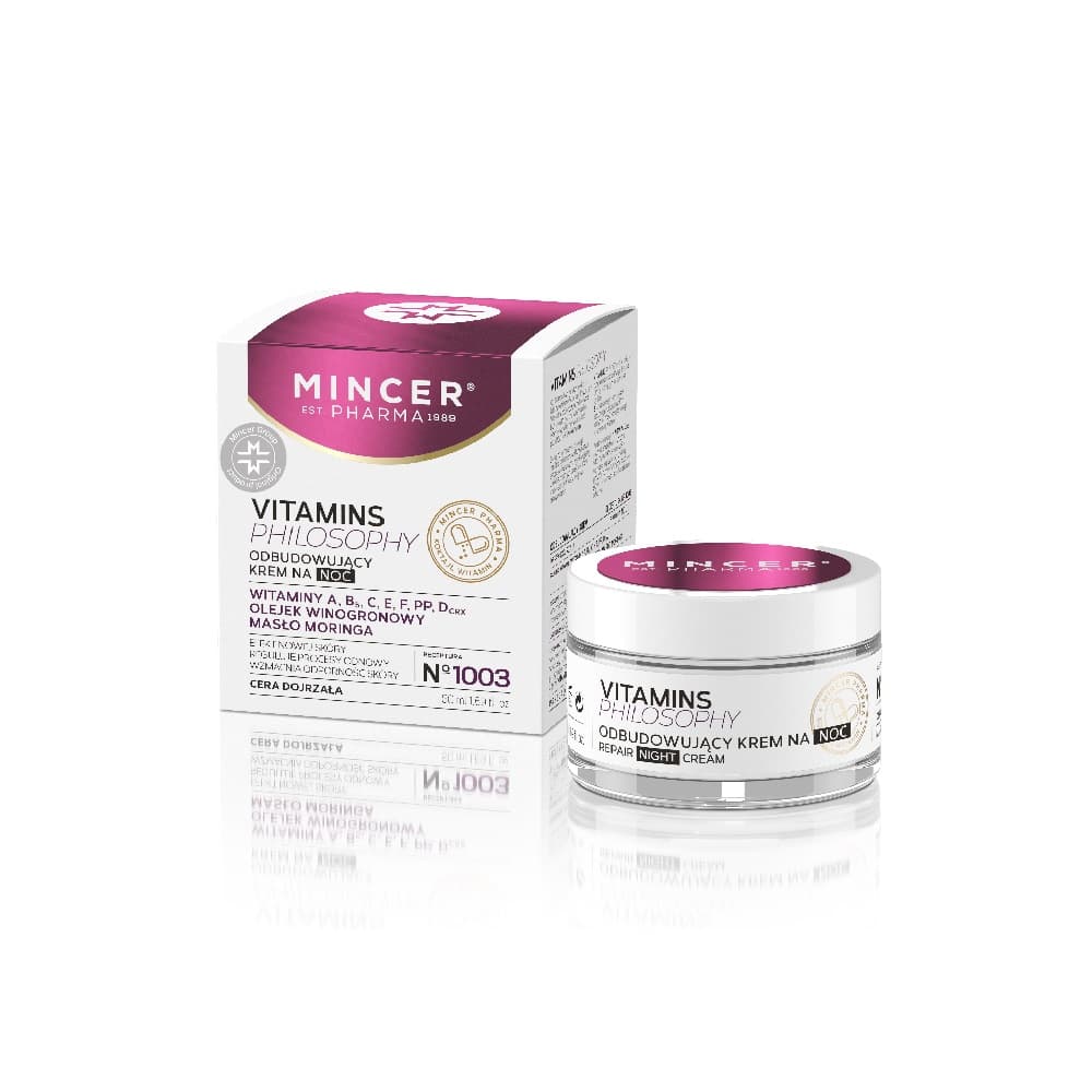 

Mincer Pharma Vitamins Philosophy odbudowujący krem na noc No.1003 50ml