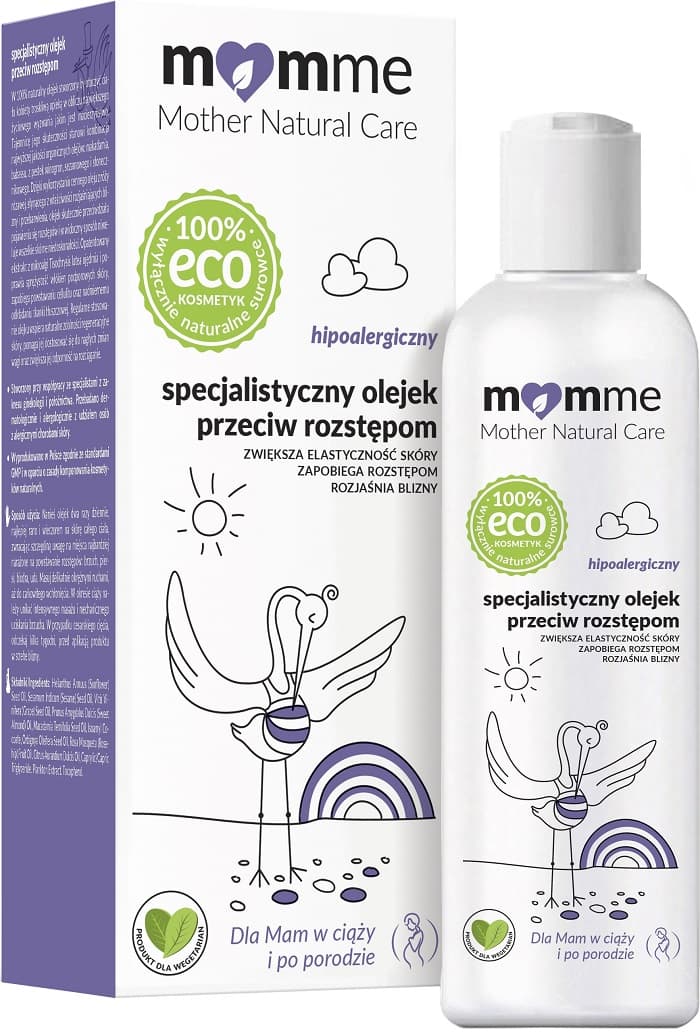 

MomMe Dla Mamy specjalistyczny olejek przeciw rozstępom 150ml