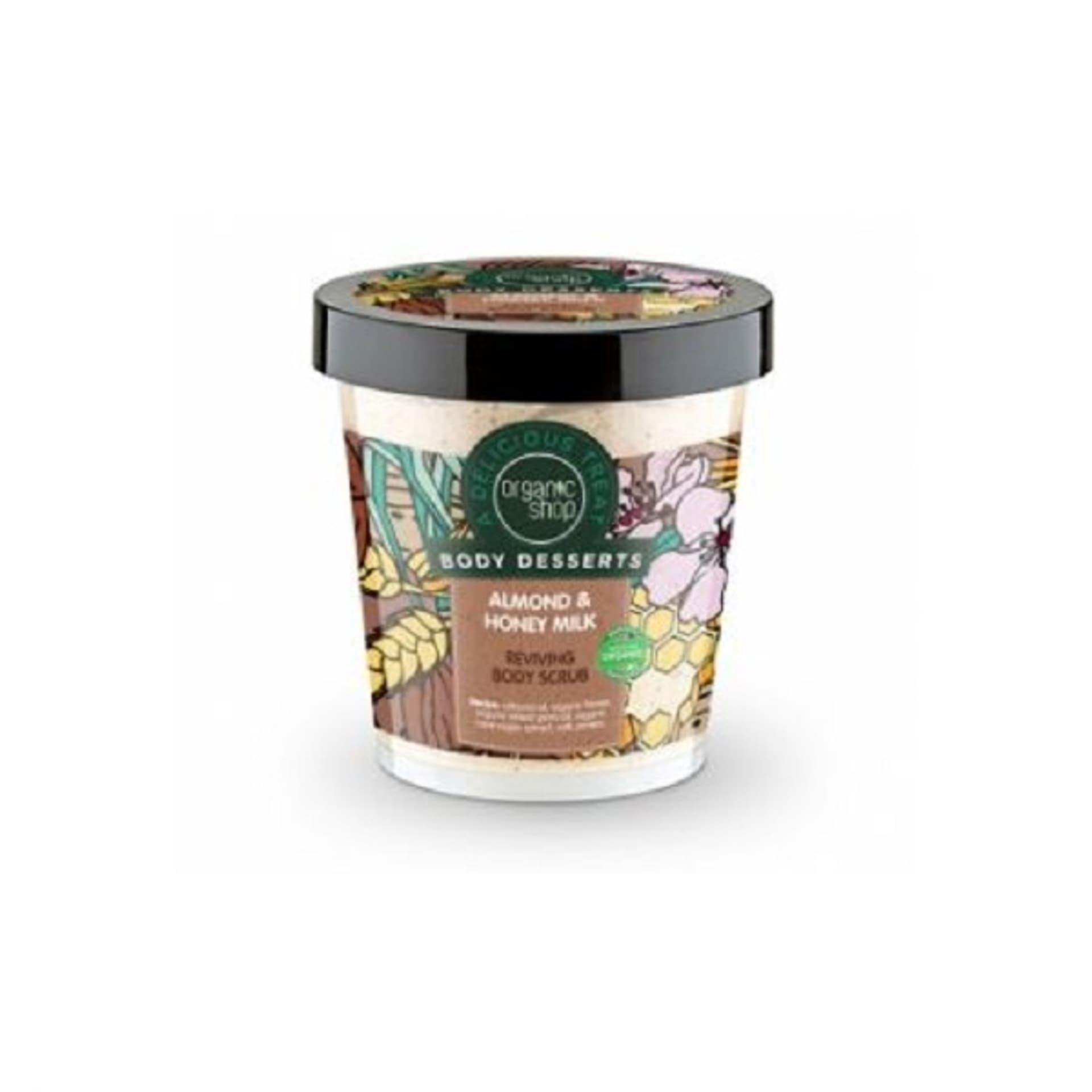 

Organic Shop Body Desserts Almond & Honey Milk Reviving Body Scrub Regenerujący peeling do ciała 450 ml