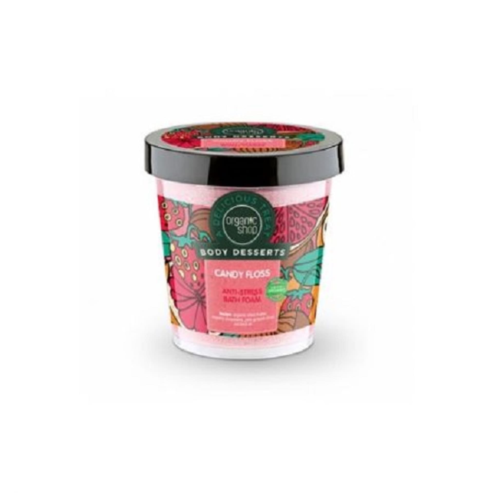 

Organic Shop Body Desserts Candy Floss Anti-Stress Bath Foam Antystresowa pianka do kąpieli 450 ml