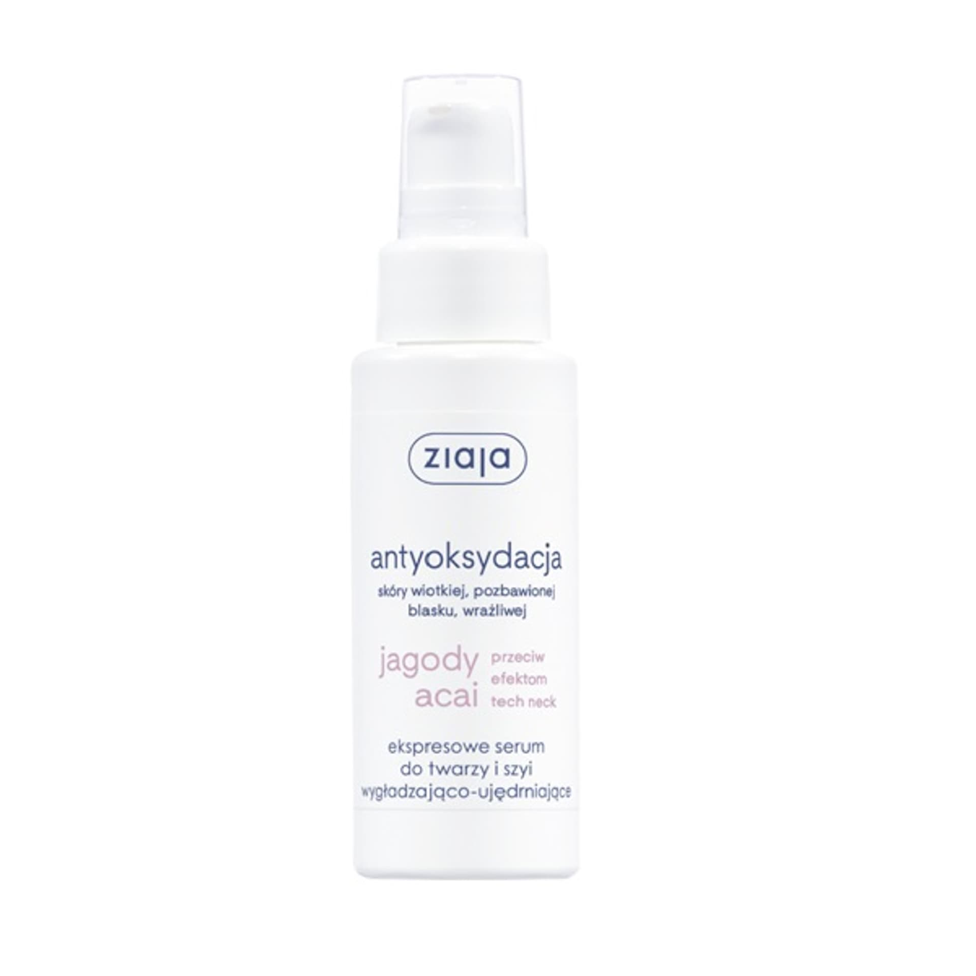 

Ziaja Jagody Acai antyoksydacja serum do twarzy i szyi wygładzająco-ujędrniające 50ml