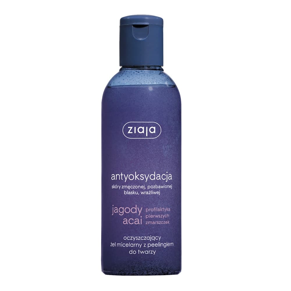 

Ziaja Jagody Acai oczyszczający żel micelarny z peelingiem 200ml