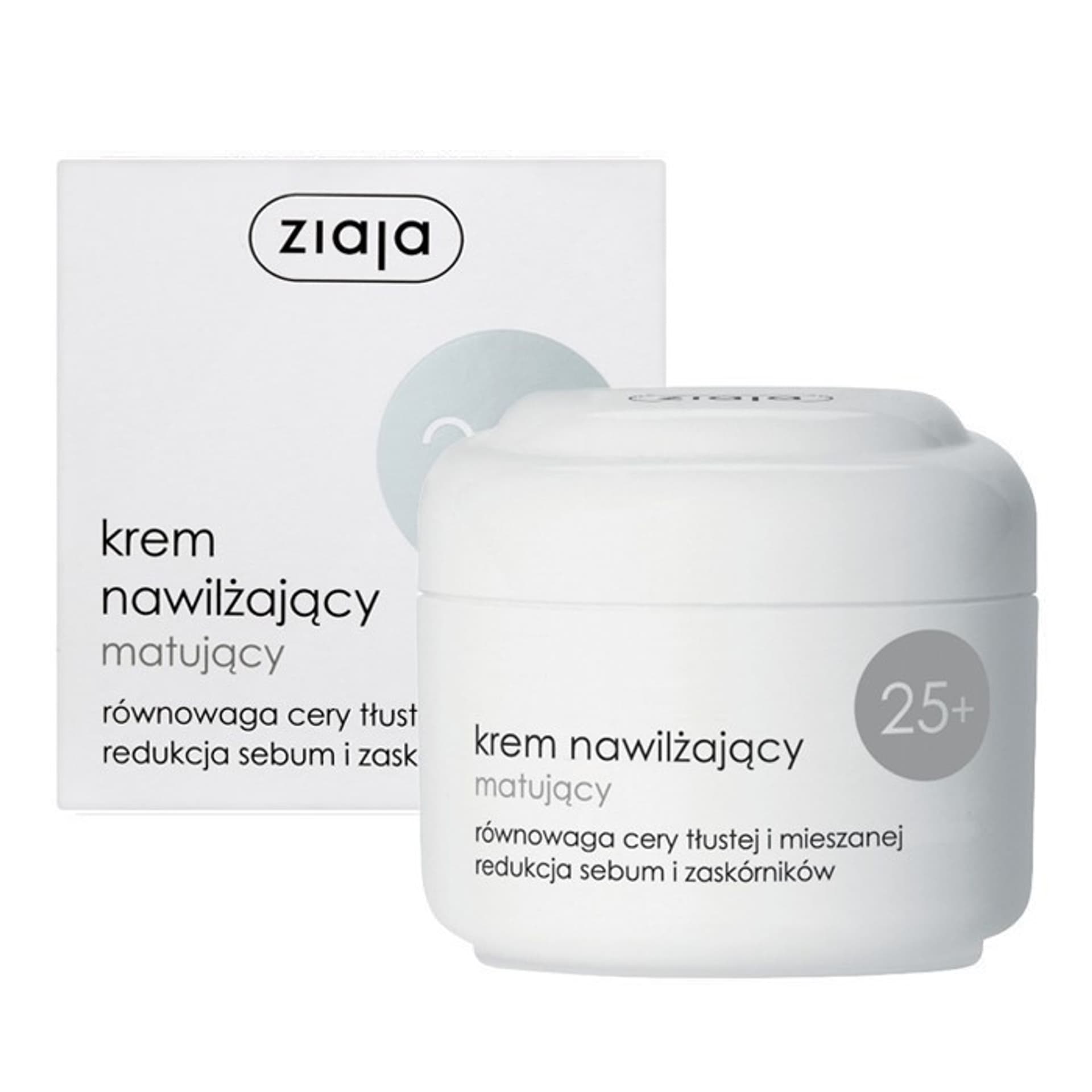 

Ziaja Krem do twarzy 25+ nawilżająco matujący cera tłusta i mieszana 50ml