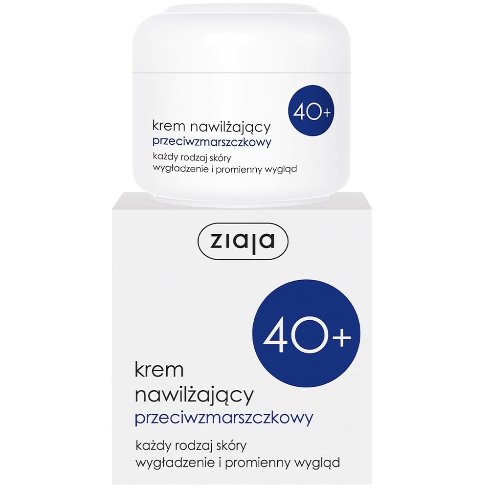 

Ziaja Krem nawilżający przeciwzmarszczkowy 40+ każdy rodzaj skóry 50ml