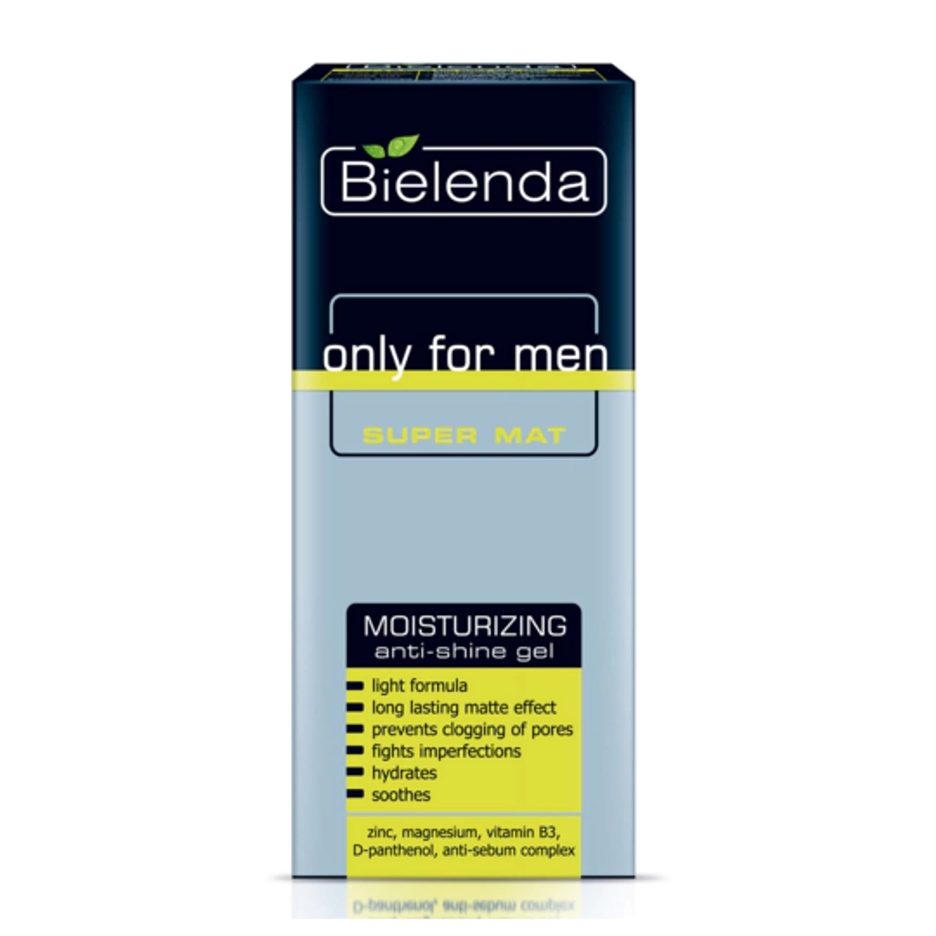 

Bielenda Only for Man Super Matt Żel nawilżający przeciw błyszczeniu się skóry 50ml