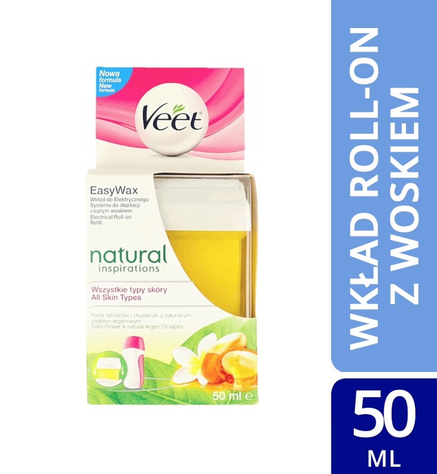 

Veet Veet wkład roll-on do elektrycznego systemu do depilacji ciepłym woskiem w domu