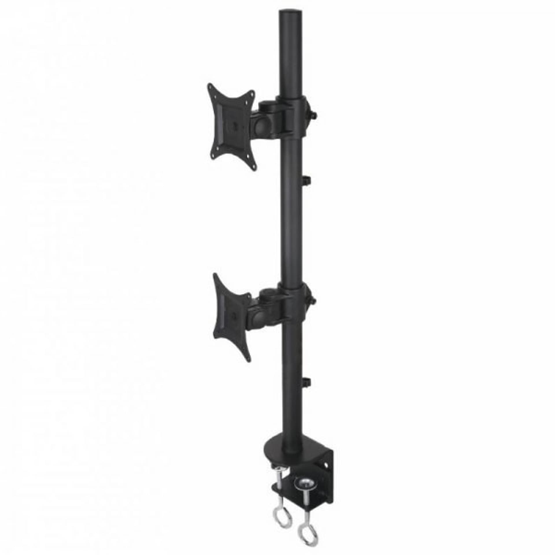 

Uchwyt biurkowy LCD/LED 13-27cali podwójny, czarny