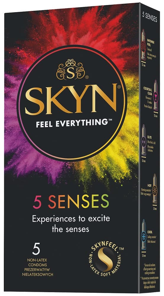 

SKYN 5 Senses (1 op. / 5 szt.)